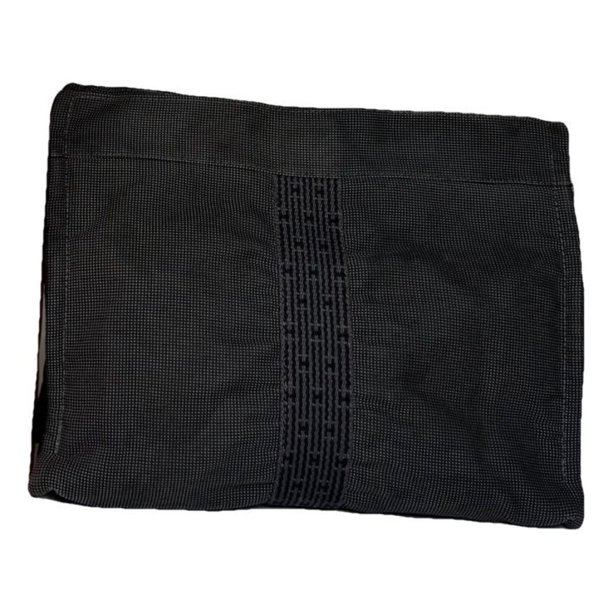 Other Hermès Black Polyester Clutch Bag Size ONE SIZE - 1 Thumbnail
