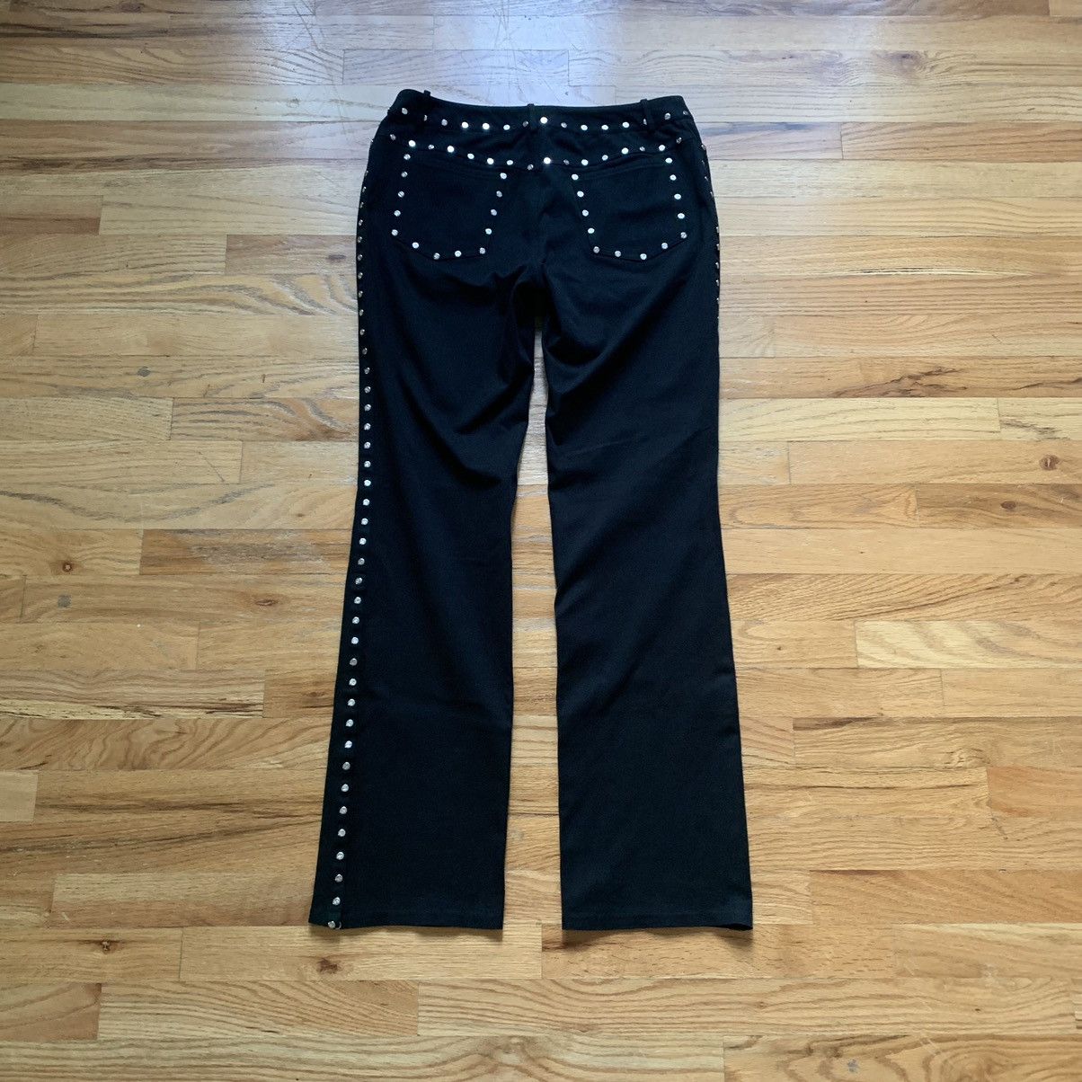 Celine × Michael Kors Early 2000s Studded Snap Jeans Size 30" / US 8 / IT 44 - 6 Thumbnail