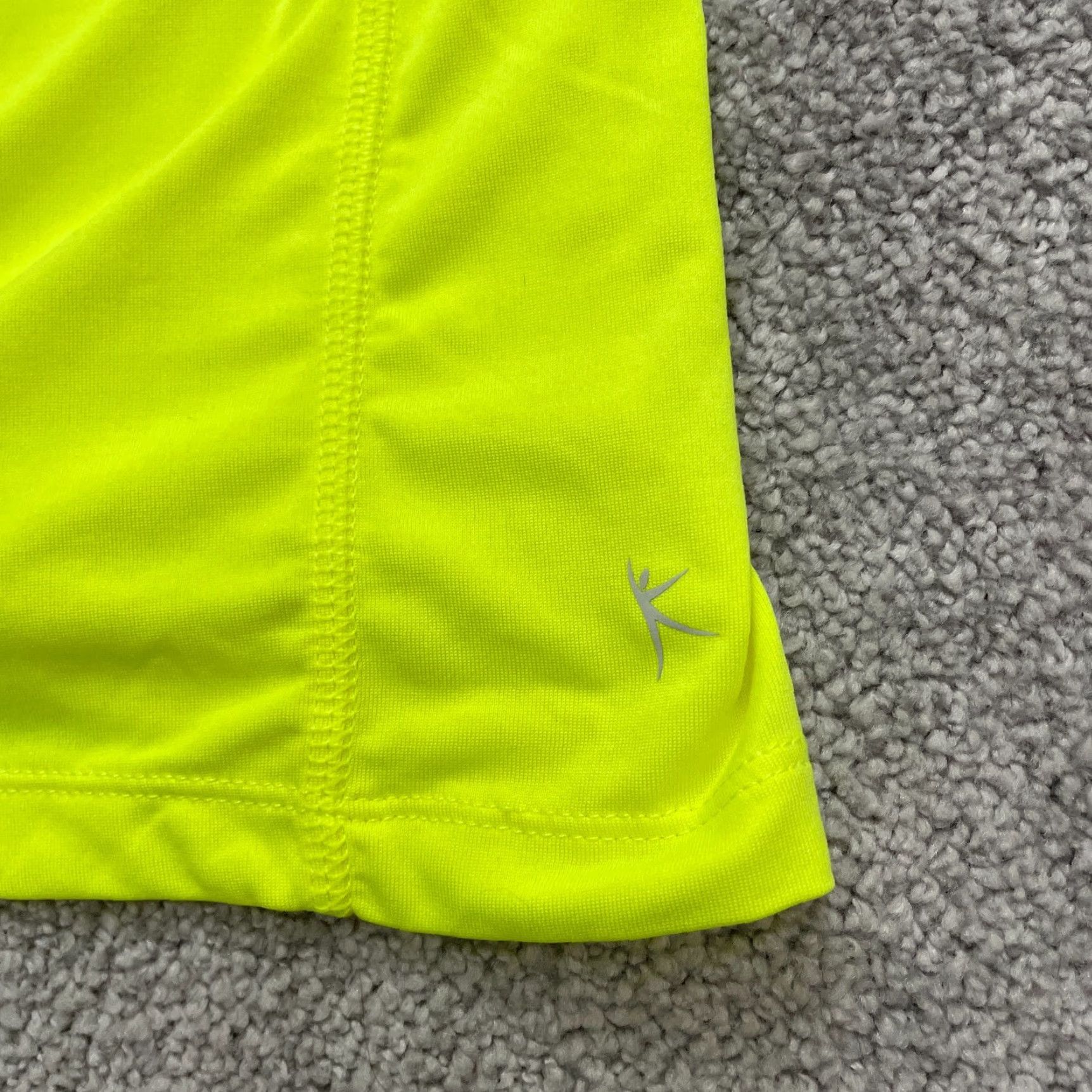 Vintage Danskin Now Dri More Sports Tank Top Womens XS Neon Yellow Racerback Activewear Size XS / US 0-2 / IT 36-38 - 5 Thumbnail