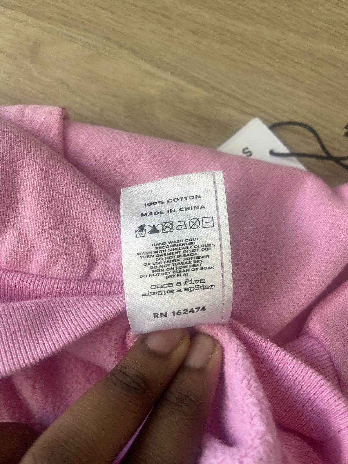 Sp5der Sp5der OG Web Hombre Pink Size US S / EU 44-46 / 1 - 4 Thumbnail