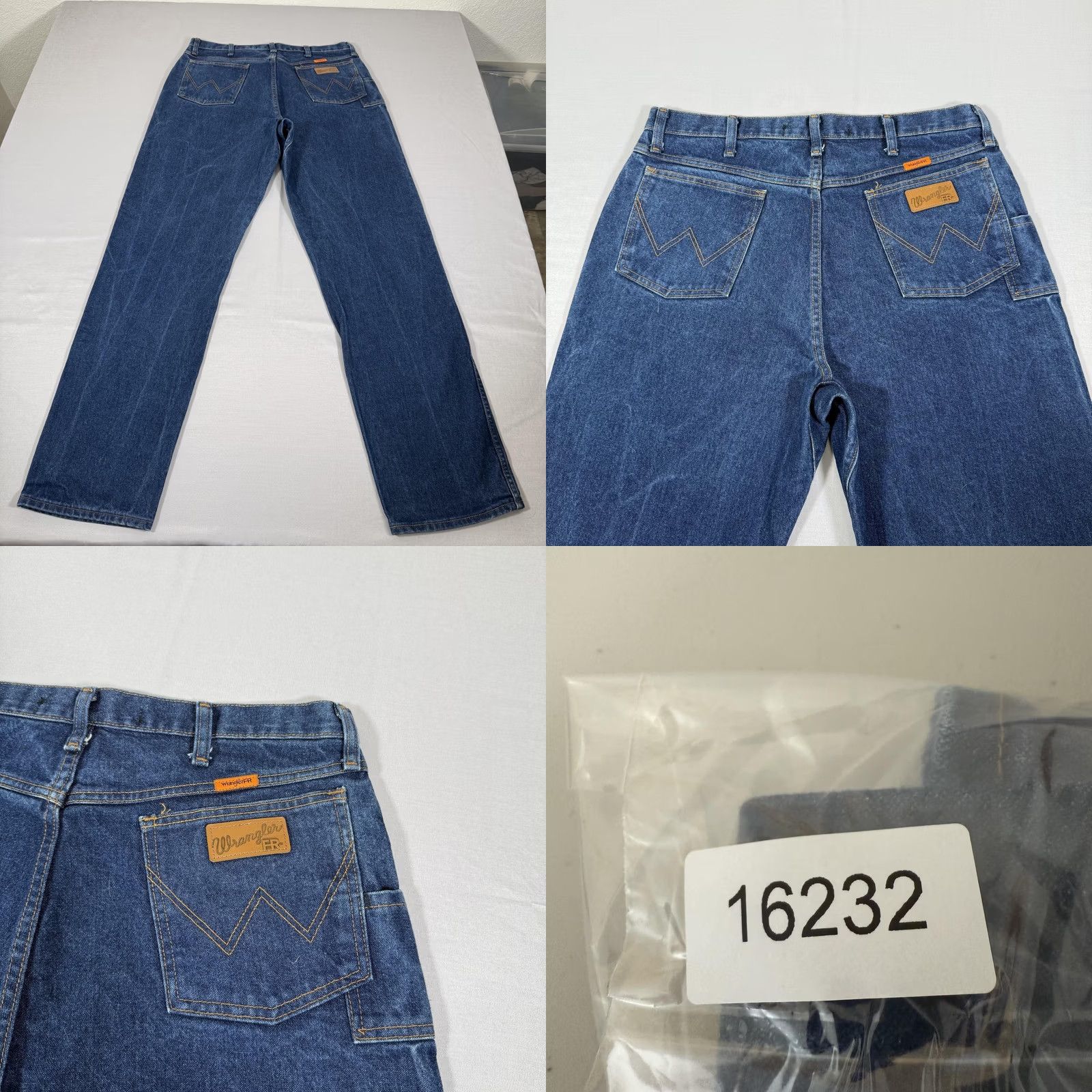 Wrangler WRANGLER Jeans Men 36x36 Blue FR Flame Resistant Relaxed Fit Denim Pants Western Straight Leg Workwear Size US 36 / EU 52 - 9 Thumbnail