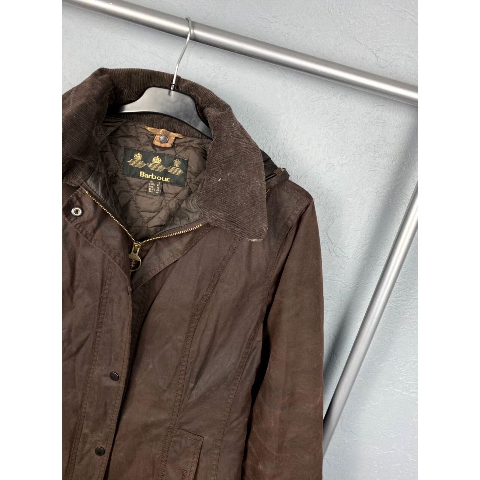 Barbour VINTAGE Barbour Belsay Waxed Jacket Womens XS? Not applicable Size XL / US 12-14 / IT 48-50 - 2 Thumbnail