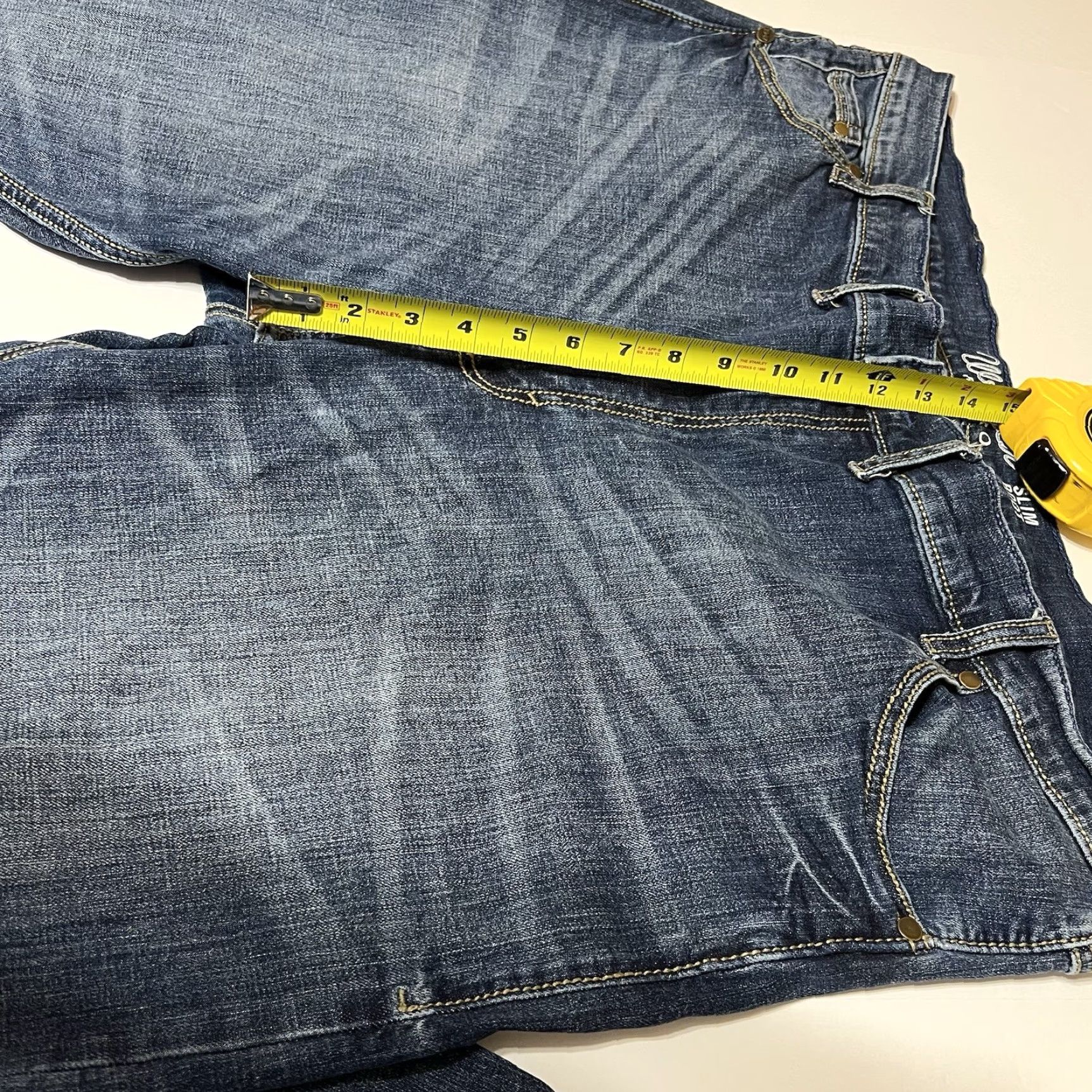 Wrangler WRANGLER Retro Slim Boot Jeans Mens 44x32 44x31 Blue Western Cowboy High Rise Denim Bootcut Slimming Pockets Logo Regular Size Type Jeans Mens Blue Size US 44 / EU 60 - 4 Thumbnail