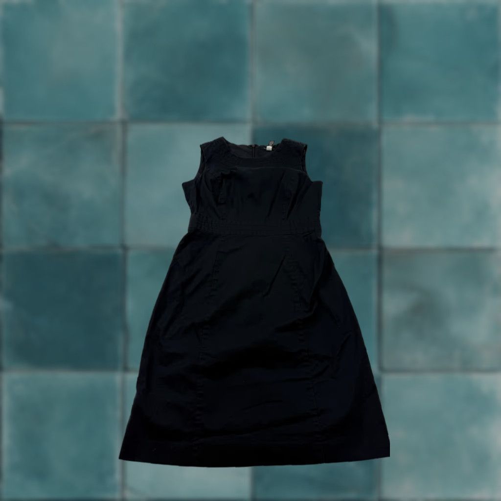 Banana Republic Banana Republic Dress Womens 2 Black Sleeveless Scoop Neck A-Line Work Office Size XS / US 0-2 / IT 36-38 - 1 Thumbnail