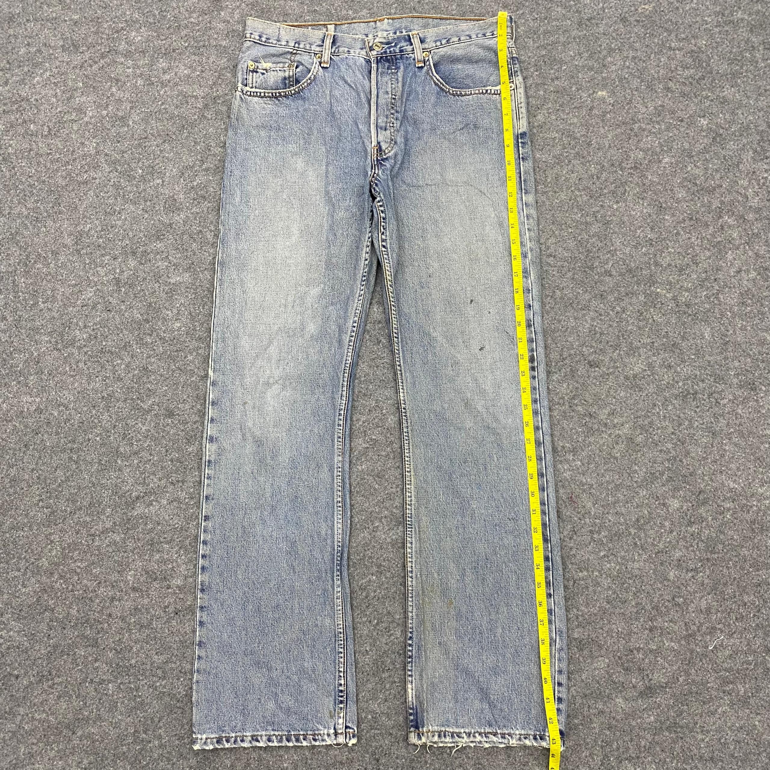 Levi's 💥Best Offer💥Vintage Levis 501 Distressed denim Size US 34 / EU 50 - 2 Thumbnail