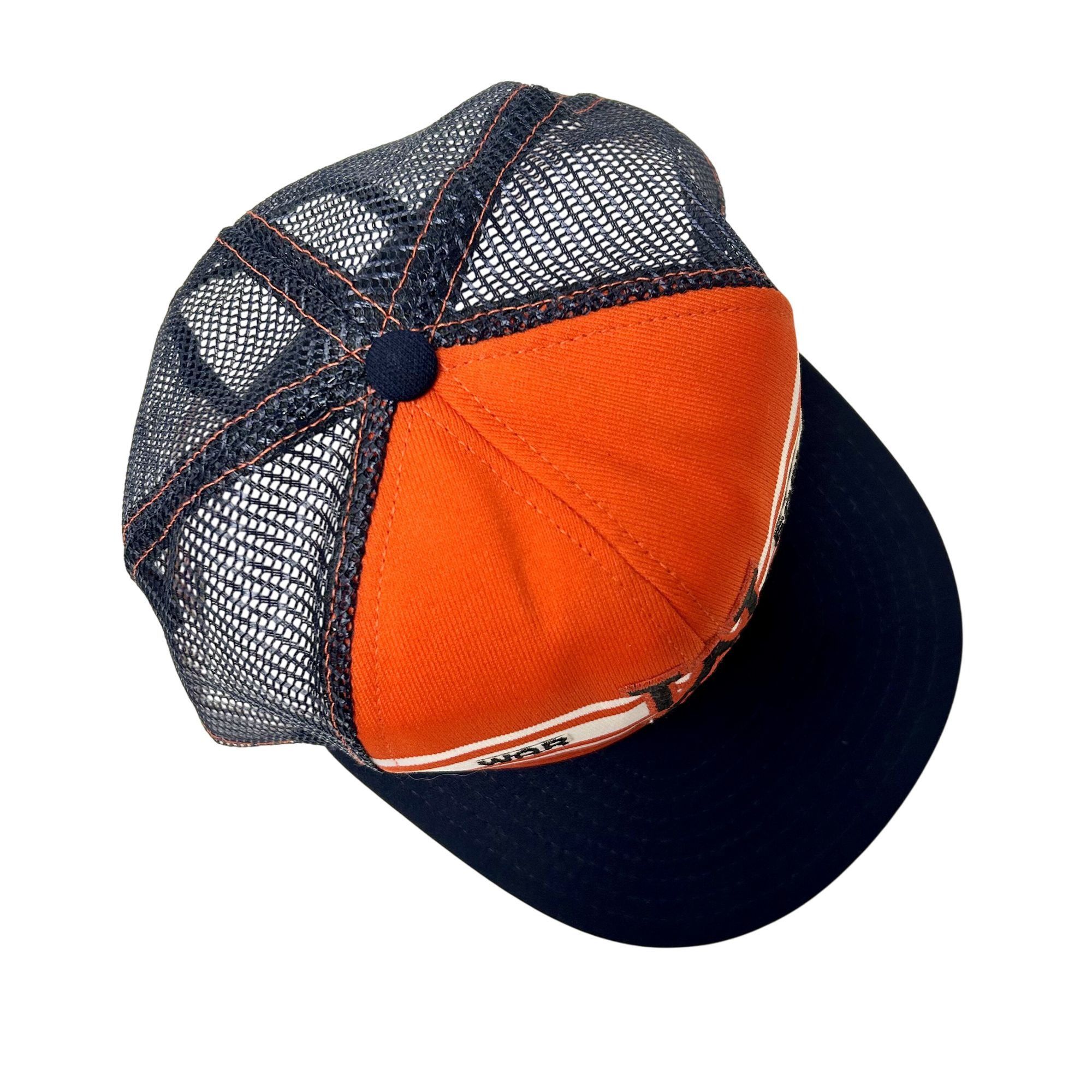 Other NOS 70 80's AJD Super Stripe Mesh TRUCKER AU WAR EAGLES Hat Size ONE SIZE - 4 Thumbnail