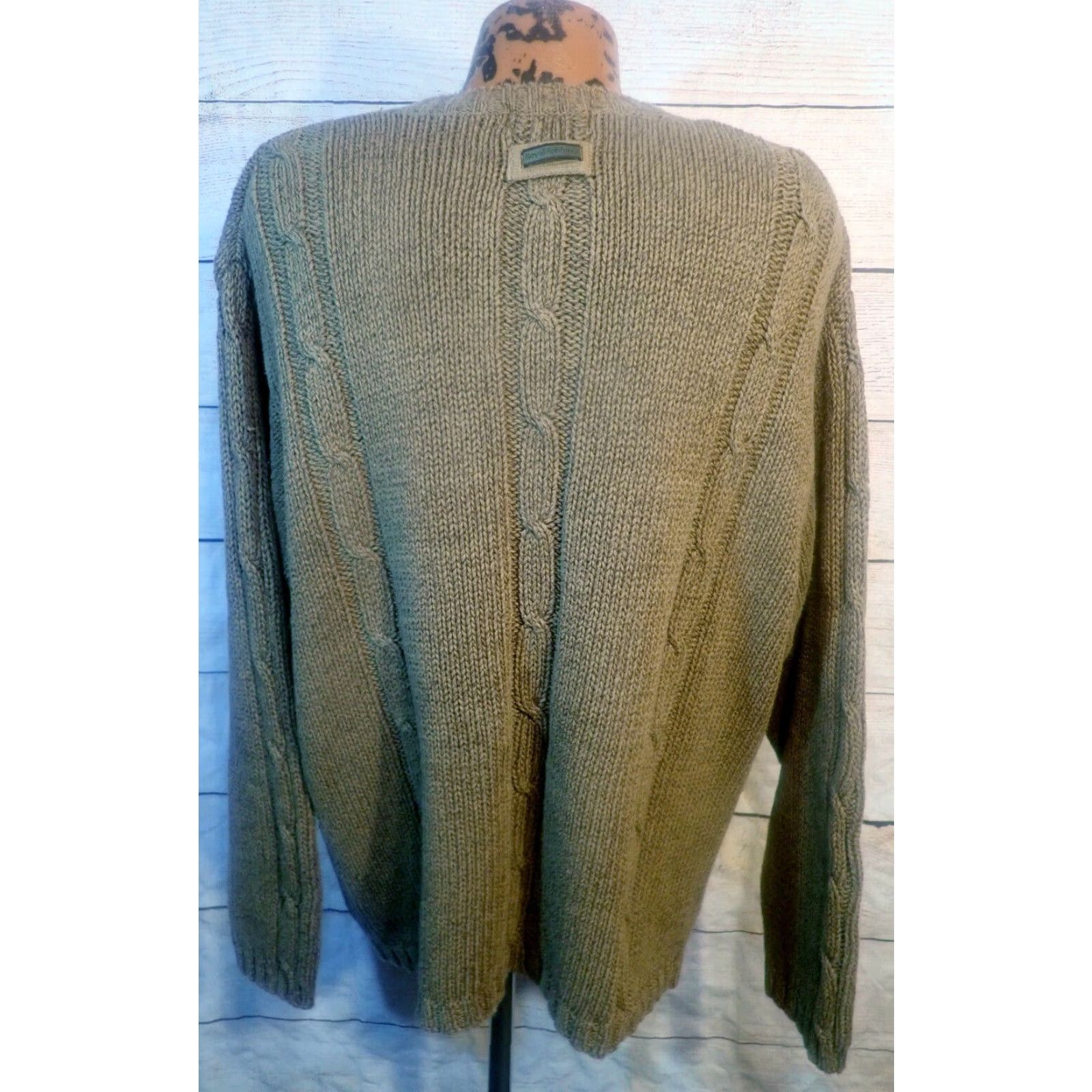Royal Robbins VINTAGE Royal Robbins Heavyweight Cable Knit Pullover Sweater XL Classic Outdoor Mens Size US XL / EU 56 / 4 - 3 Thumbnail