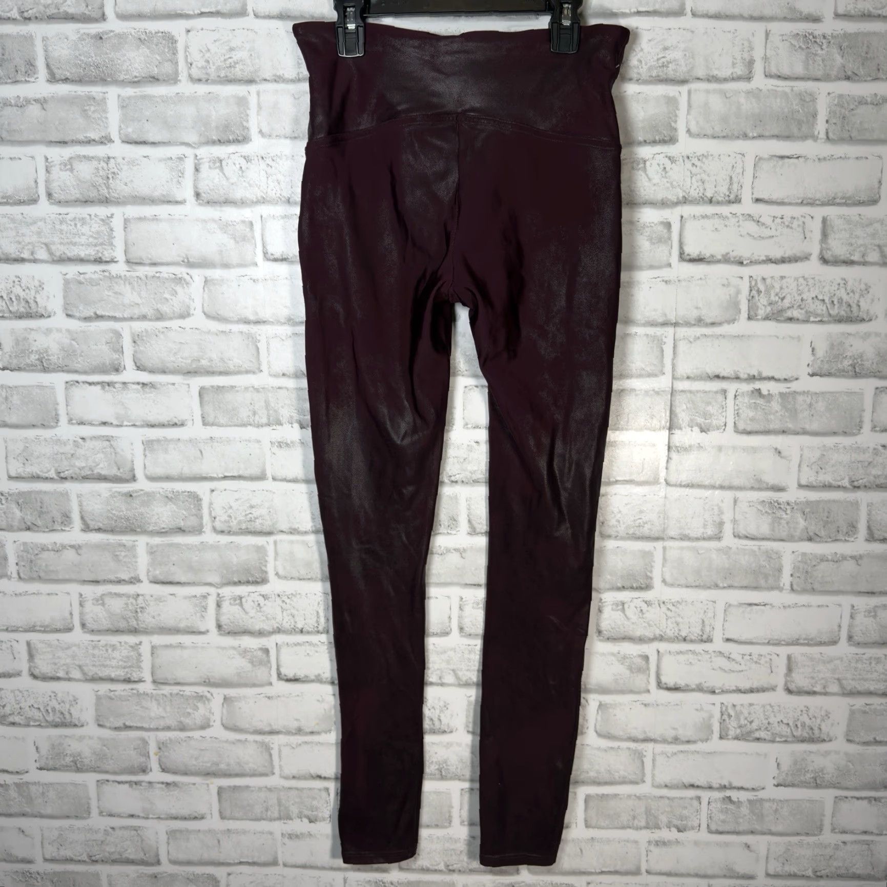Spanx Spanx By Sara Blakely Athletic Pants Womens L Purple Compression Activewear Pants Size 36" / US 14 / IT 50 - 5 Thumbnail