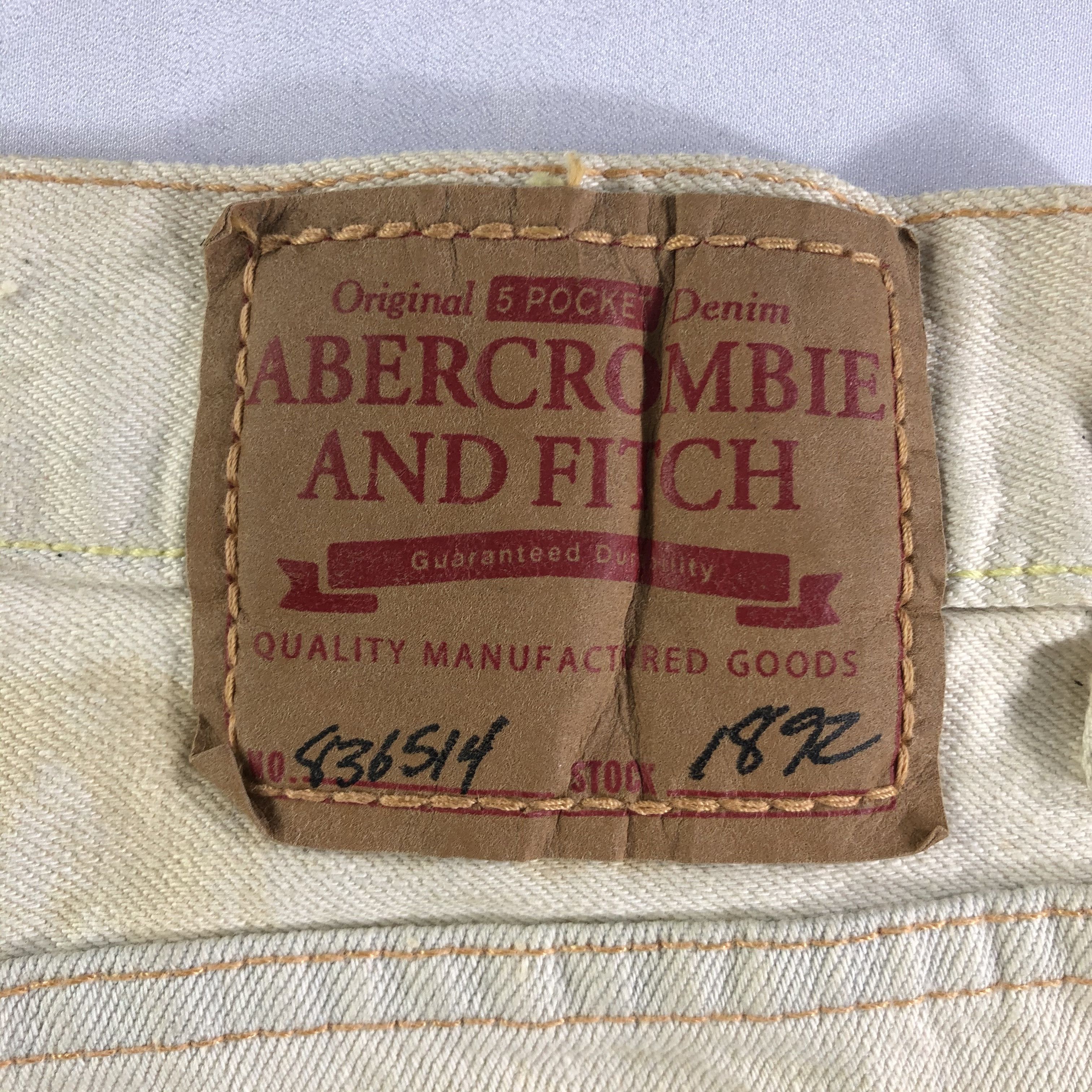 Abercrombie & Fitch × Vintage Vintage Abercrombie Jeans-JM3353 Size US 39 - 7 Thumbnail