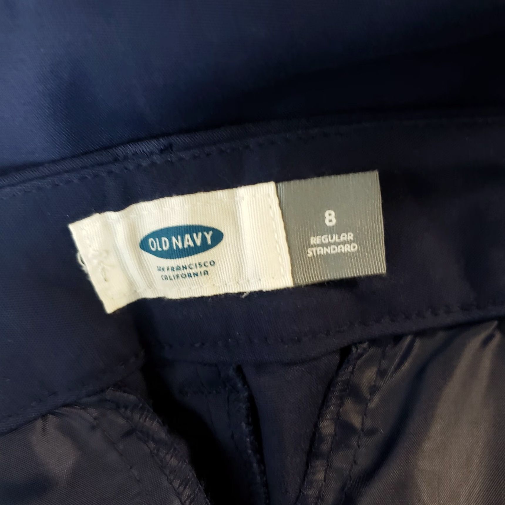 Old Navy Old Navy Womens Wide Leg Crop Pants Sz 8 Blue High Rise Cotton Blend Pants Womens Wide Leg Crop Blue 8 Cotton Blend High Rise Size 30" / US 8 / IT 44 - 7 Thumbnail