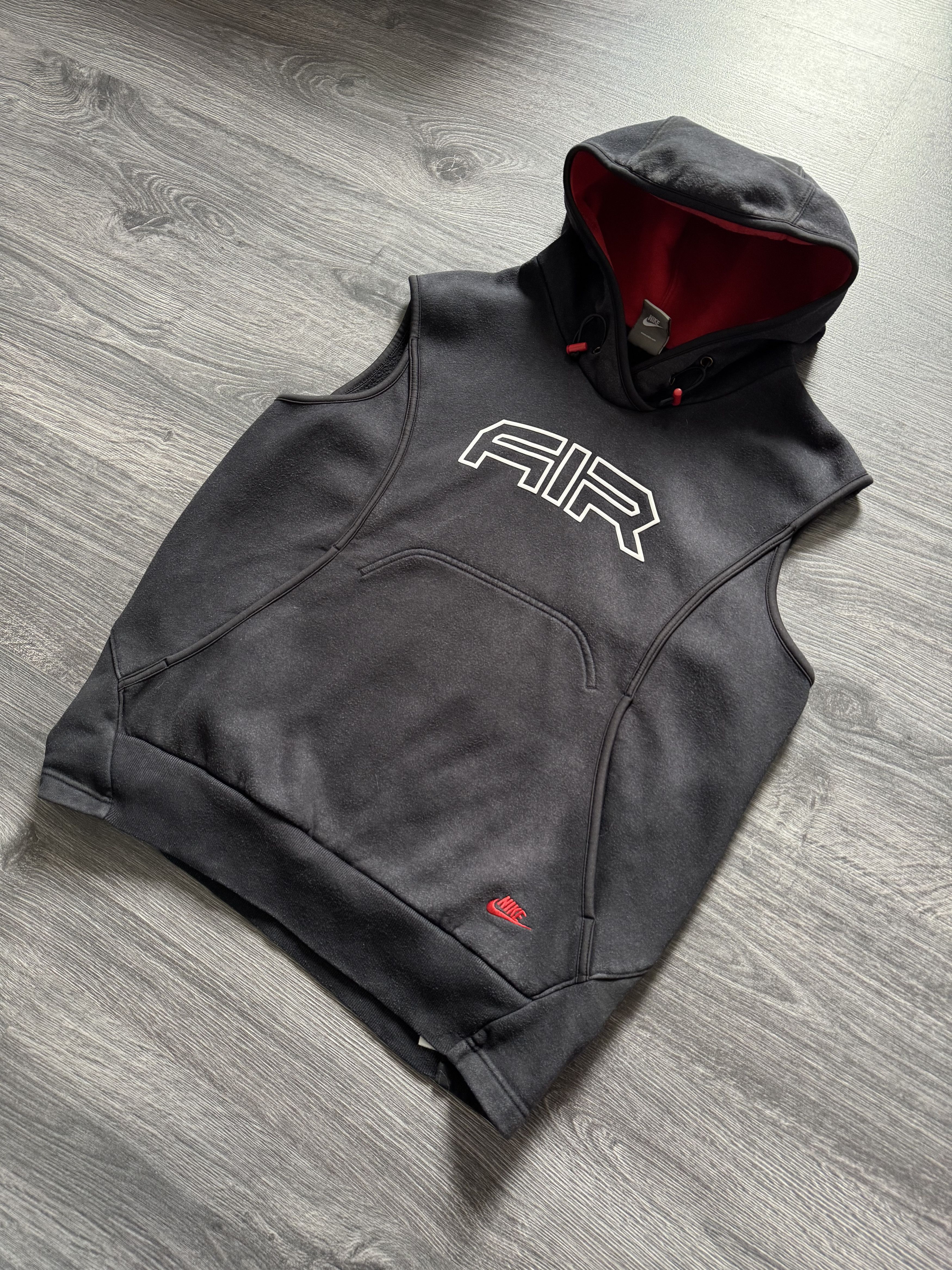 Nike Vintage Y2K Nike Air Hooded Vest Size US M / EU 48-50 / 2 - 4 Thumbnail