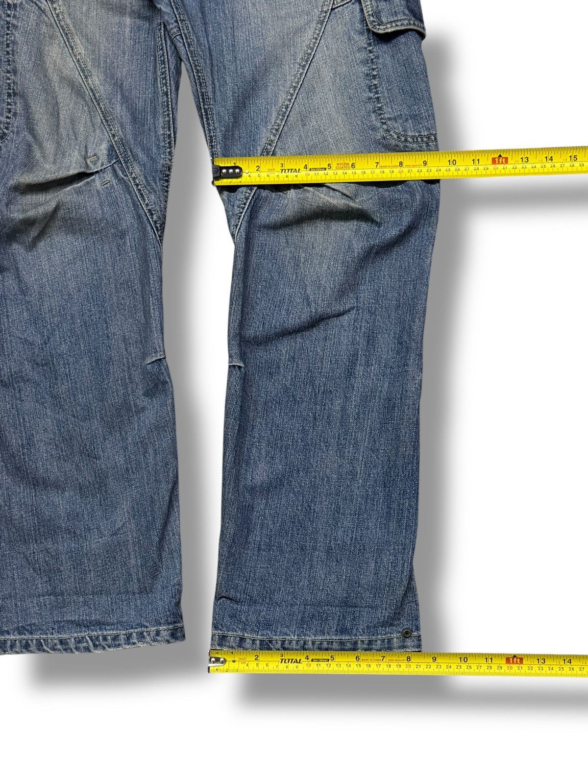 Japanese Brand Vintage Mysty Woman Y2K Japanese Cargo Panel Denim Jeans W32 Size 32" / US 10 / IT 46 - 17 Thumbnail