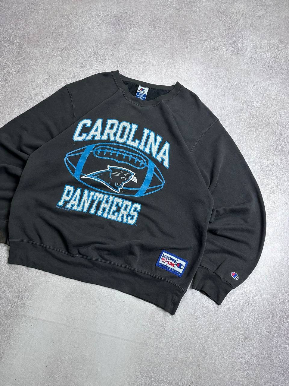Champion Vintage 1996 Carolina Panters Boxy Sweatshirt Y2K L Size US L / EU 52-54 / 3 - 2 Thumbnail