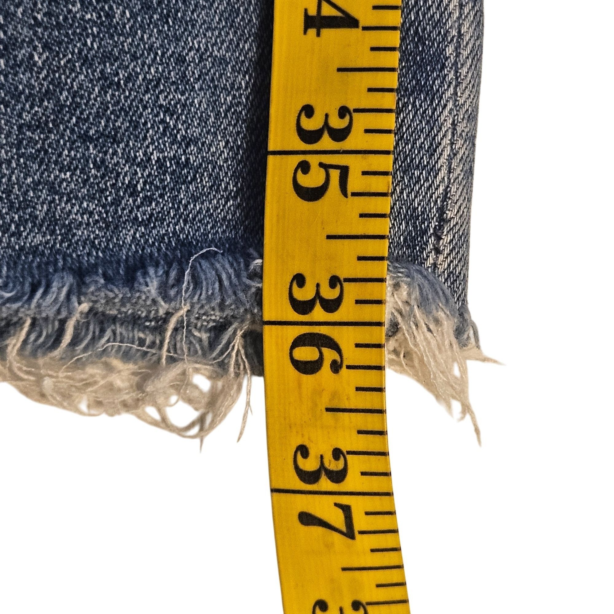 MOTHER Mother Women Mid-Rise Dazzler Ankle Fray Jeans 26 Quiet Luxu Size 26" / US 2 / IT 38 - 18 Thumbnail