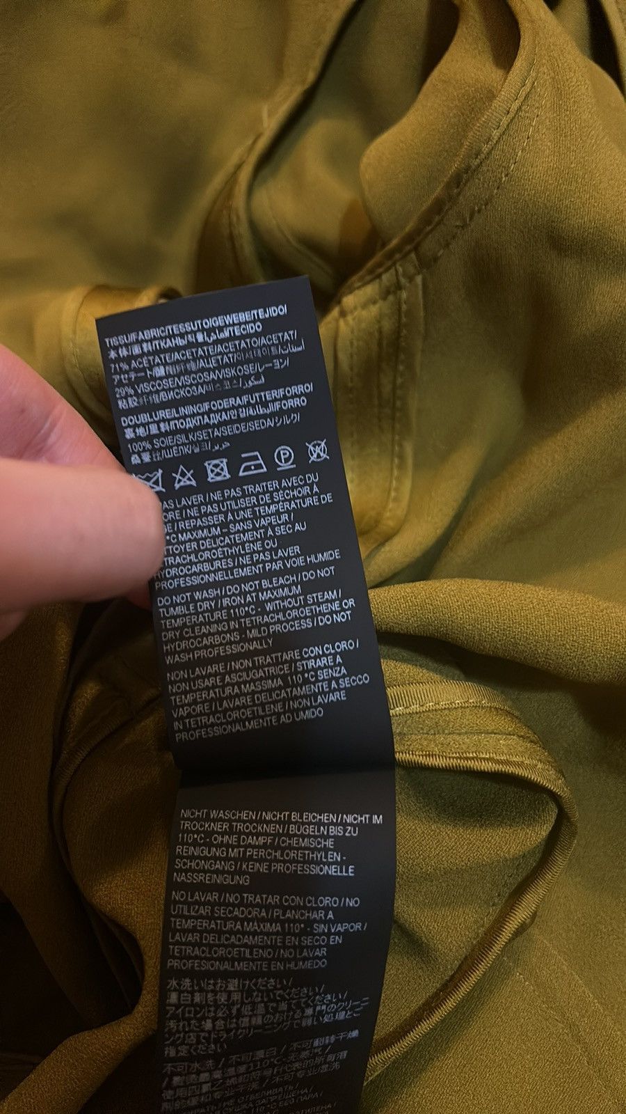 Saint Laurent Paris Saint Laurent Satin Crepe Belted Hooded Jacket Vert Mousse Size XS / US 0-2 / IT 36-38 - 10 Thumbnail