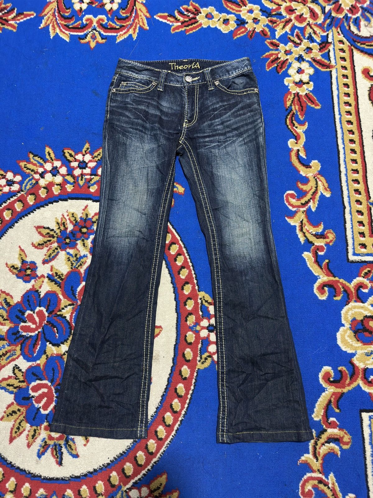 Japanese Brand 🇯🇵Theoria japanese brand bootcut flare y2k Size US 29 - 9 Thumbnail