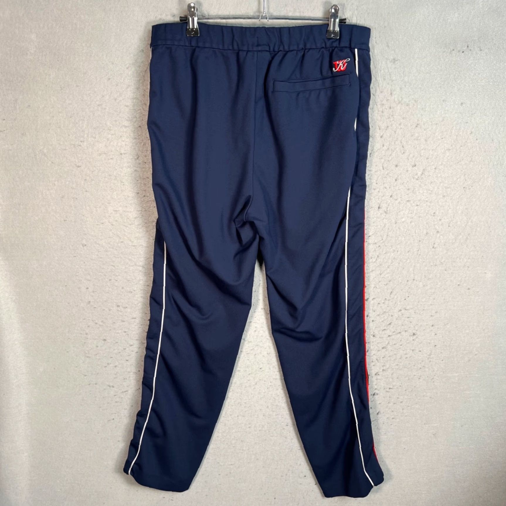Kith Kith x Wilson Mens Track Pants Navy Blue Drawstring M Regular Size US 31 - 2 Thumbnail