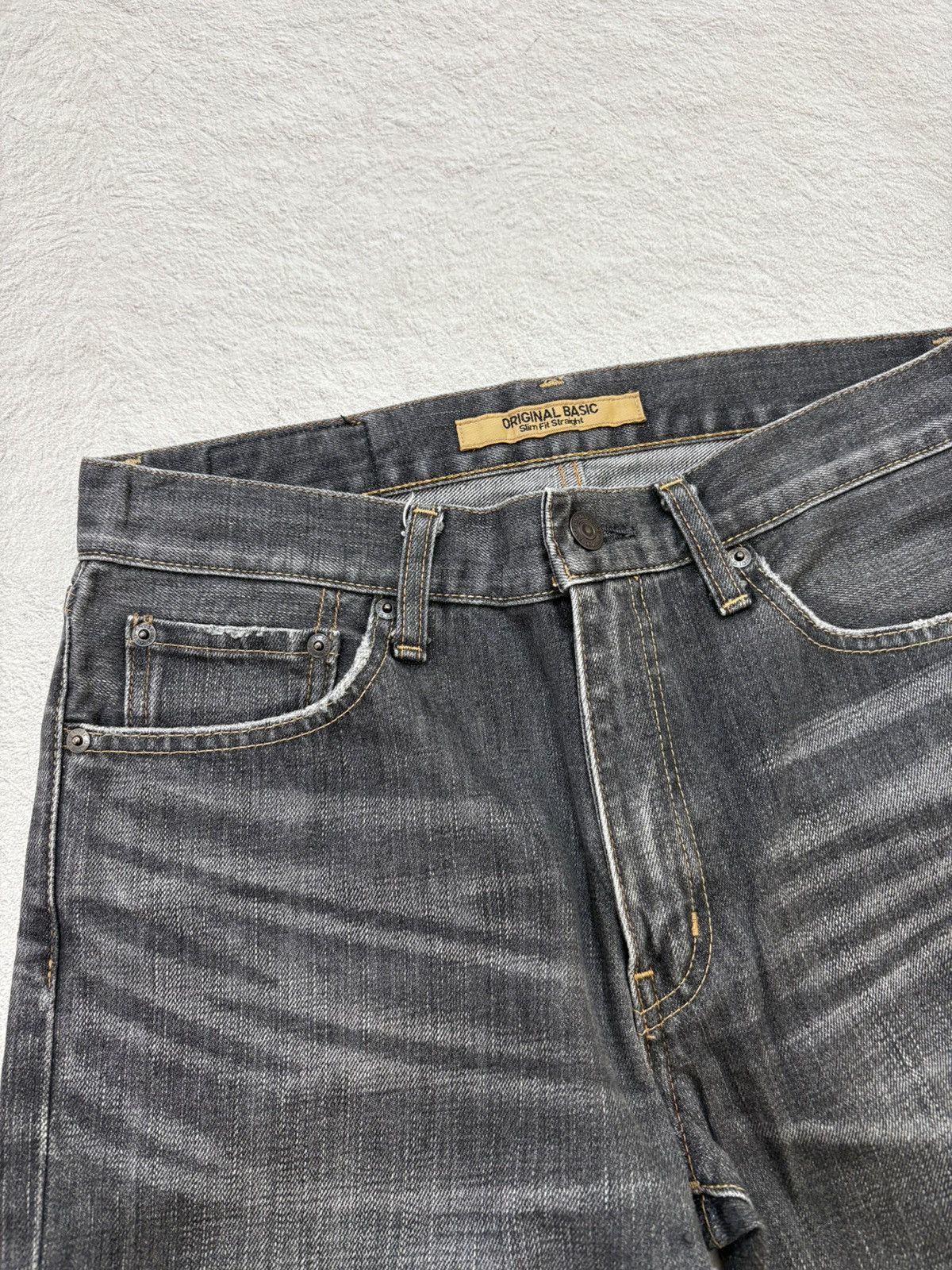 Hysteric Glamour 2000s Original basic Smoke wash japanese denim pants Size US 31 - 3 Thumbnail