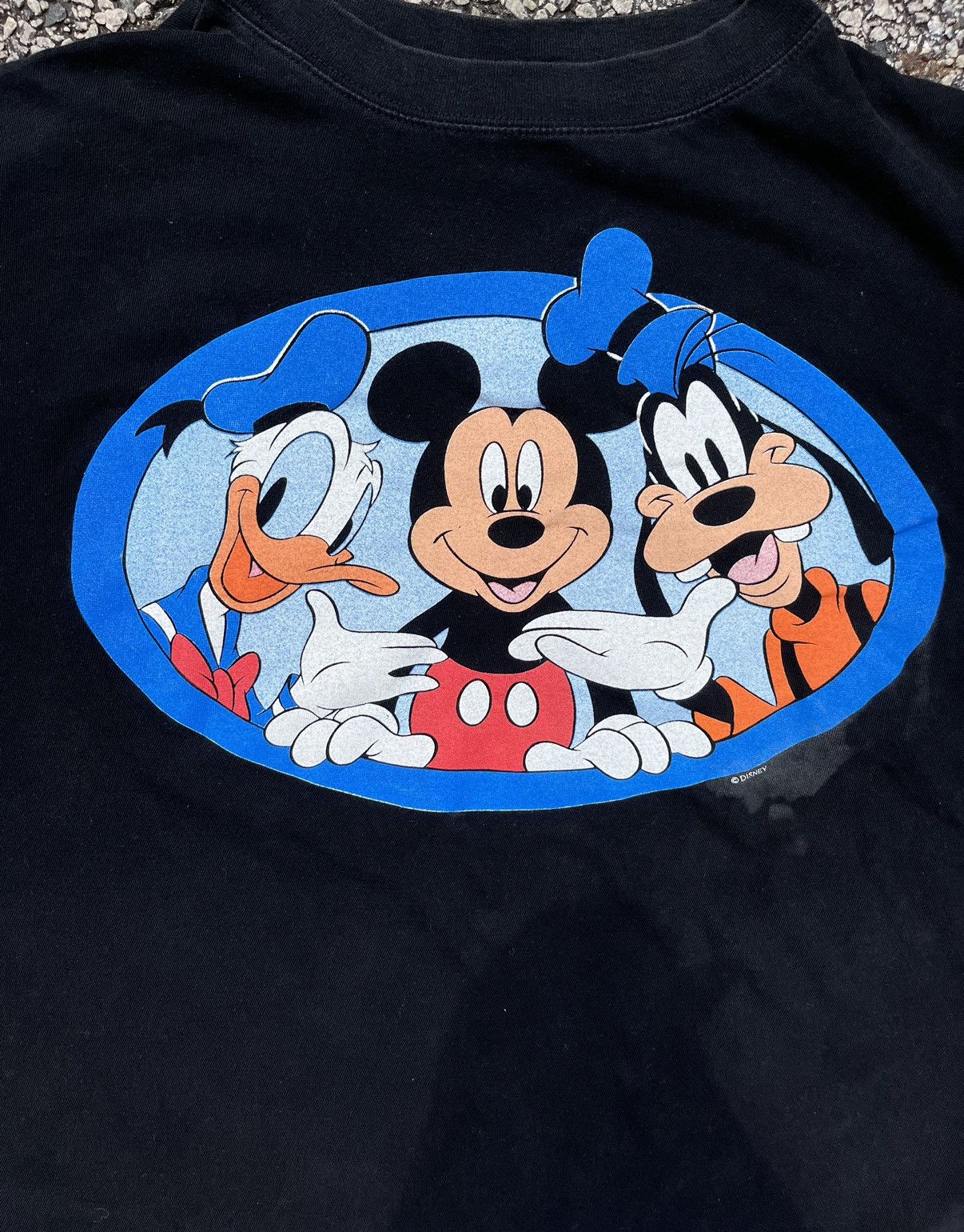 Disney × Vintage Vintage 90s Disney Mickey Mouse Boxy Tee Size US XL / EU 56 / 4 - 2 Thumbnail