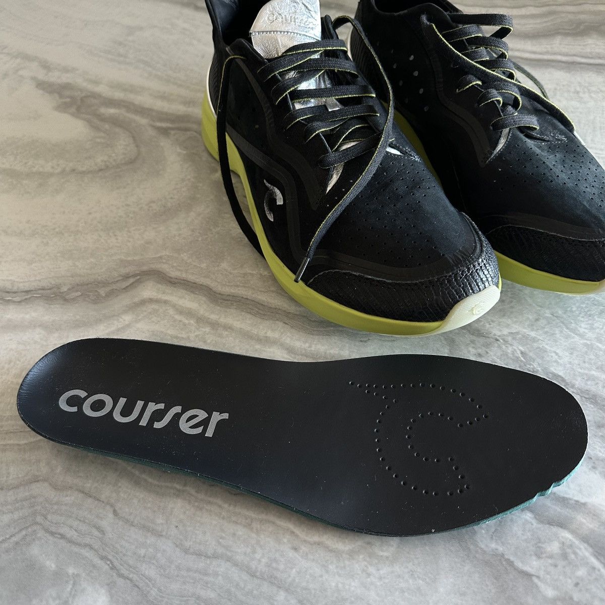 Other COURSER Uno Black Luxe Sneakers Size US 10 / EU 43 - 8 Thumbnail