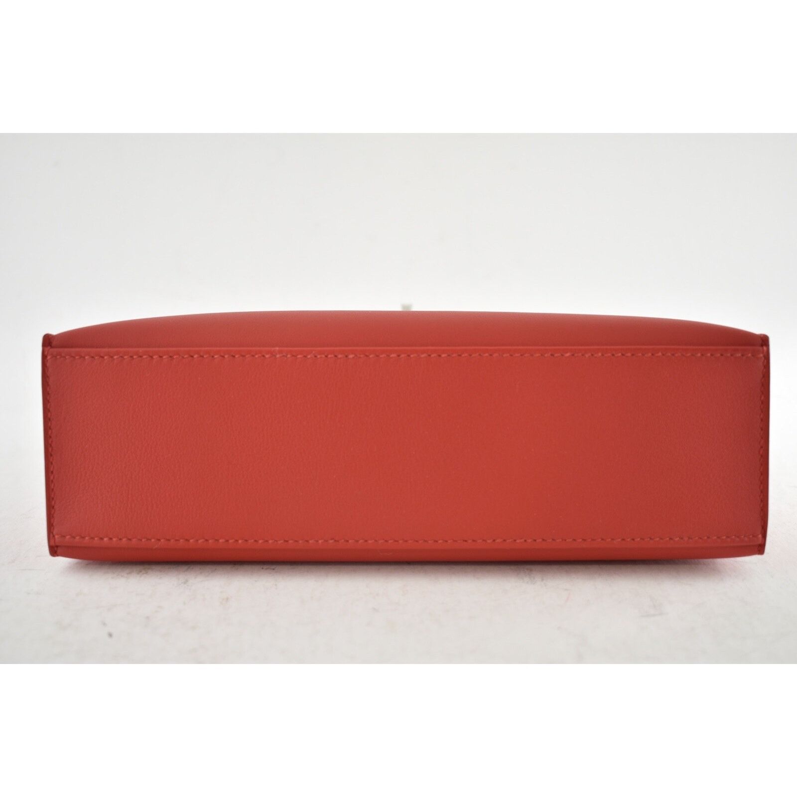 Hermes Hermes Mini Kelly Rouge Red Palladium Hardware Clutch Bag Size ONE SIZE - 22 Thumbnail