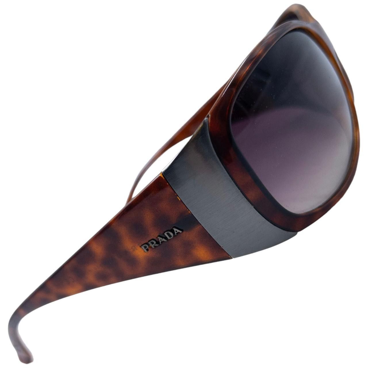 Prada Vintage Prada Tortoise Shell Sunglasses Size ONE SIZE - 7 Thumbnail