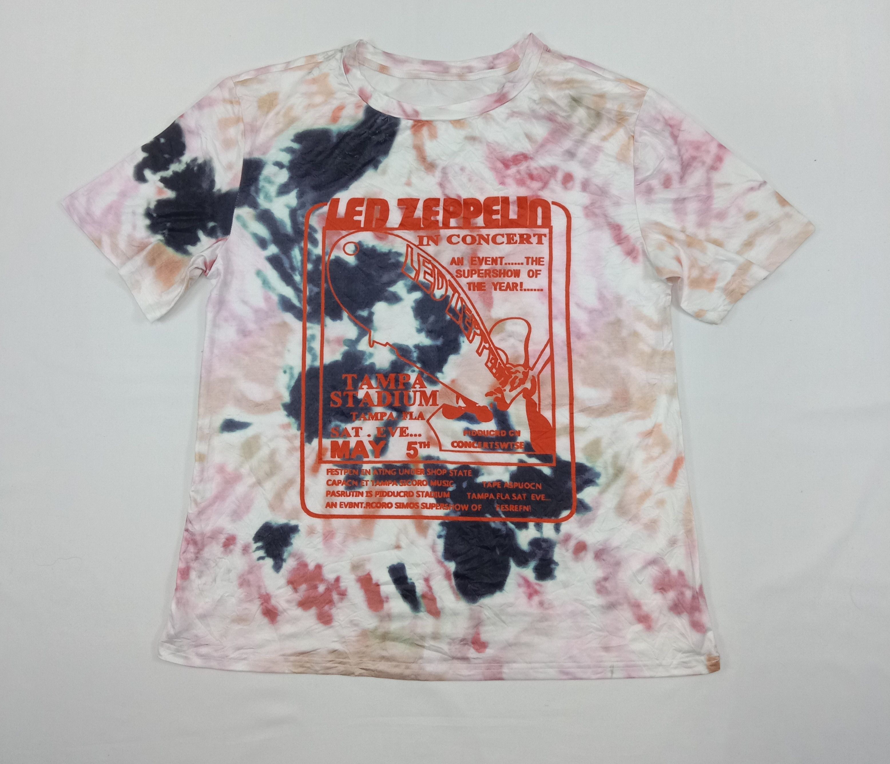 Band Tees Vintage Led Zeppelin In Concert Tampa Stadium T Shirt Size US L / EU 52-54 / 3 - 1 Thumbnail
