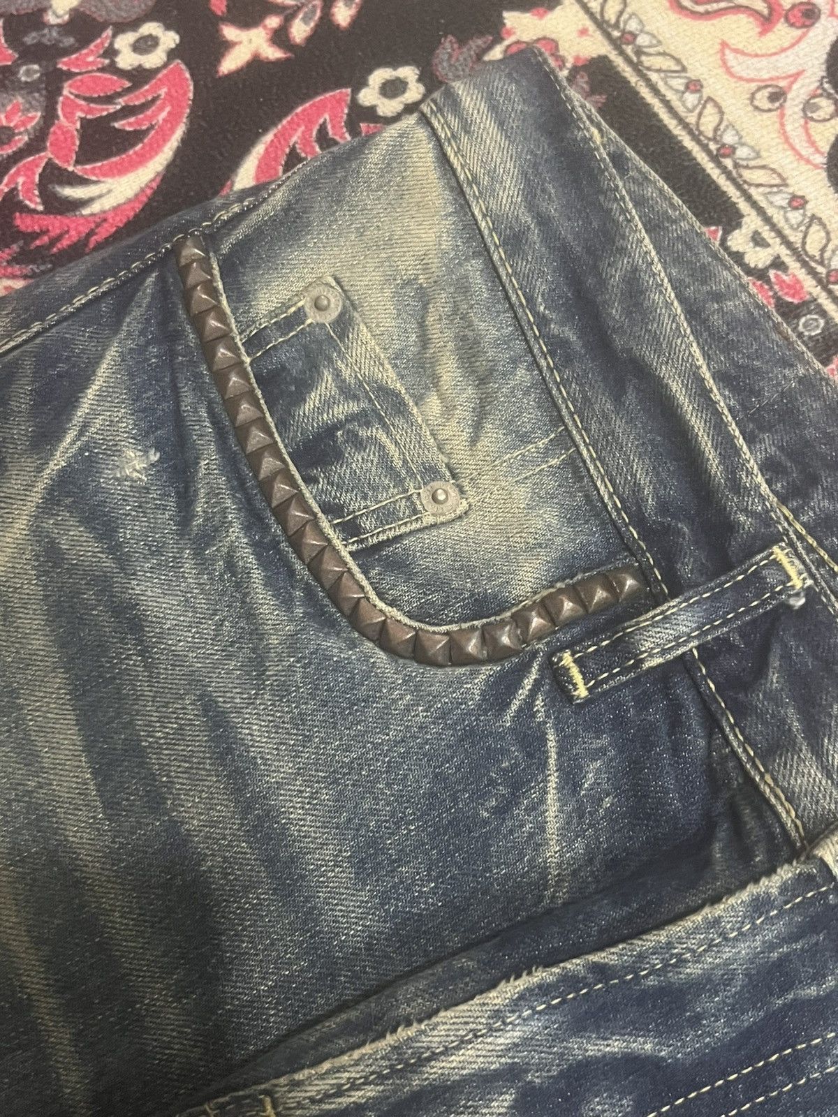 Hysteric Glamour Hysteric Glamour Naked Pin Up Girl Patchwork Selvedge Jeans Size US 32 / EU 48 - 8 Thumbnail