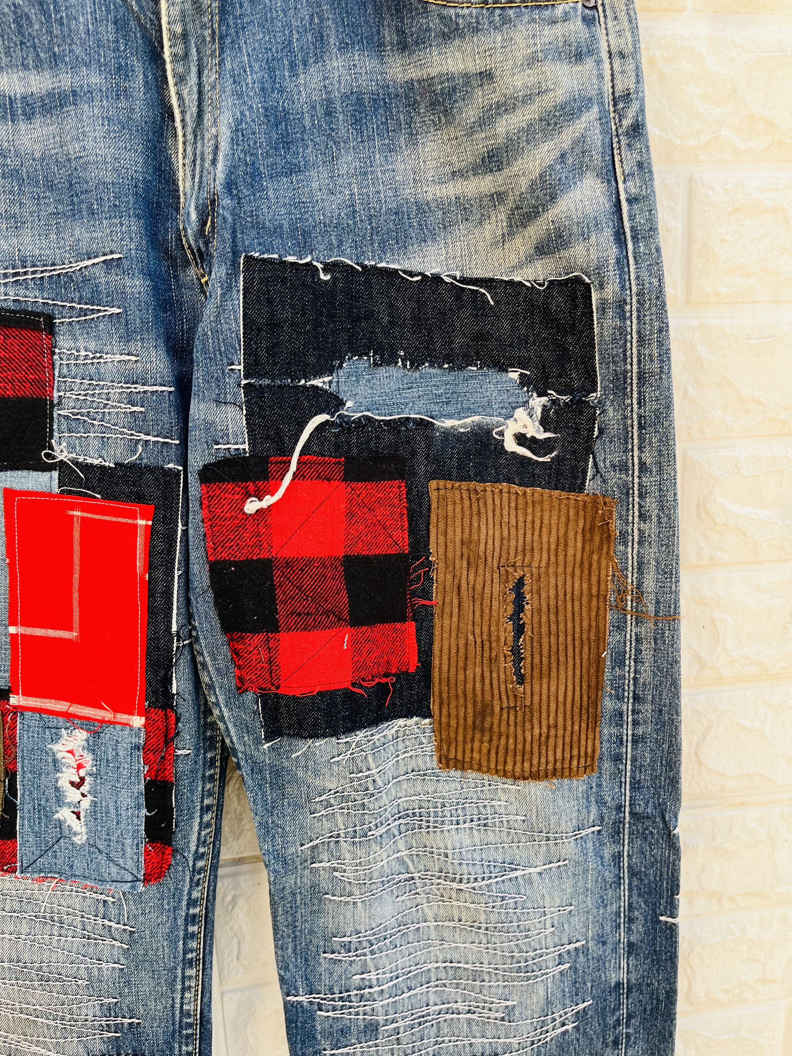 Japanese Brand Vintage 90s Levis Distressed Japan Designer Fashion Style Size US 32 / EU 48 - 6 Thumbnail