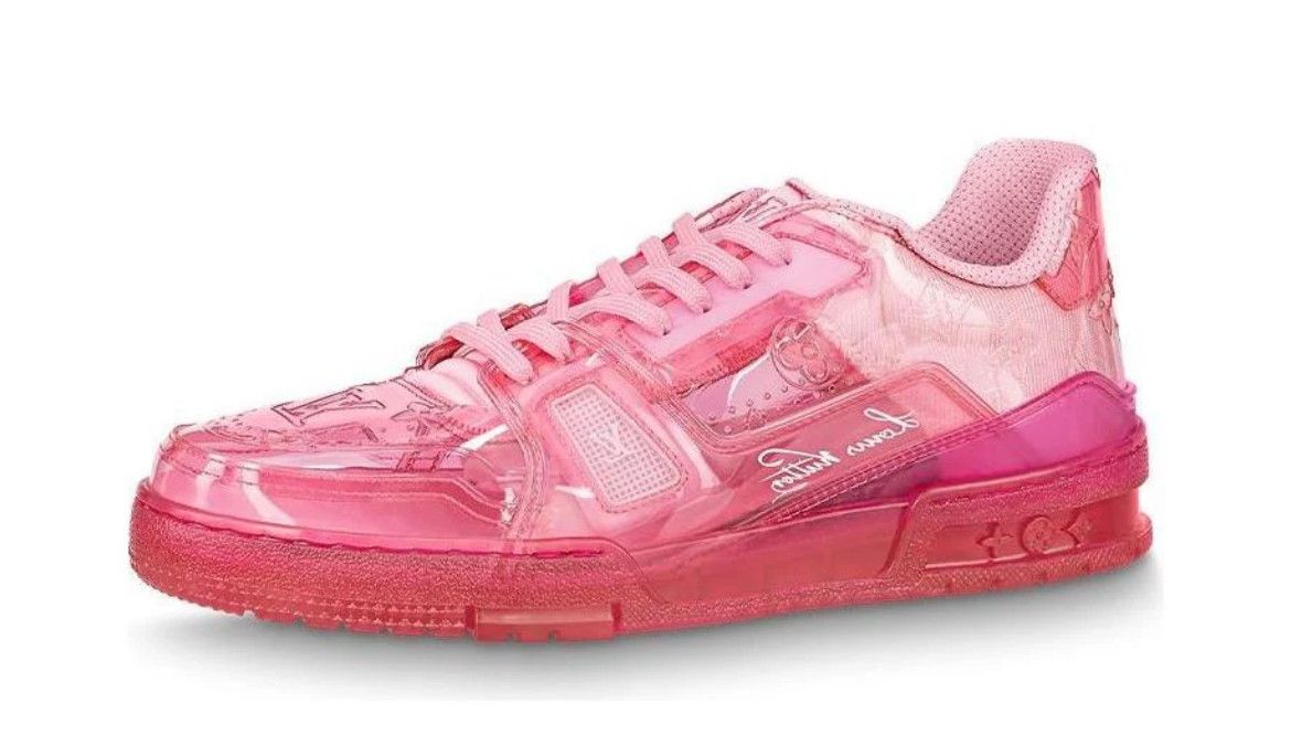 Louis Vuitton Louis Vuitton trainer sneakers Pink PVC Size US 6.5 / EU 39-40 - 8 Thumbnail