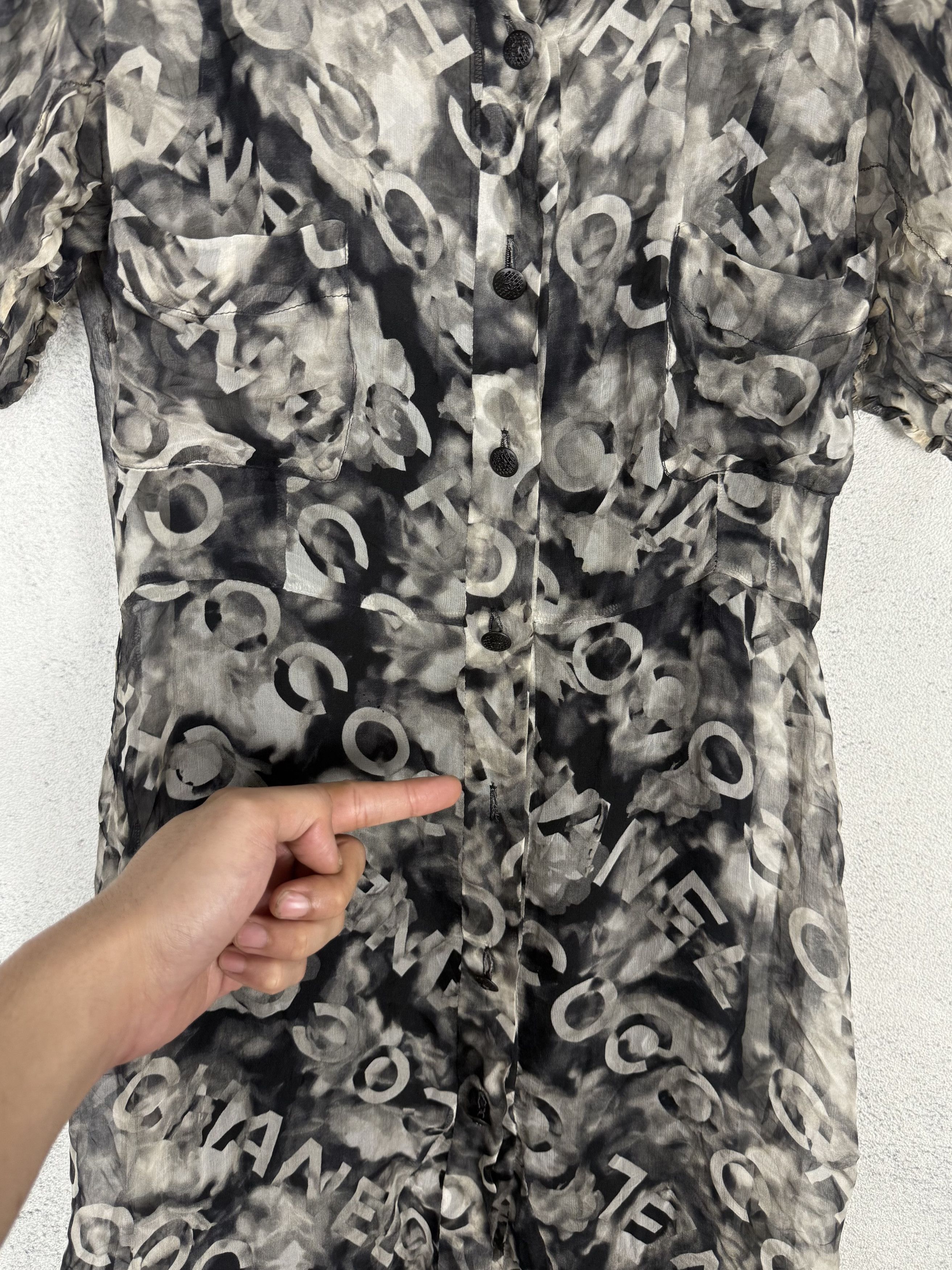 Chanel Chanel Silk Dress Size XXS / US 00 / IT 34 - 3 Thumbnail