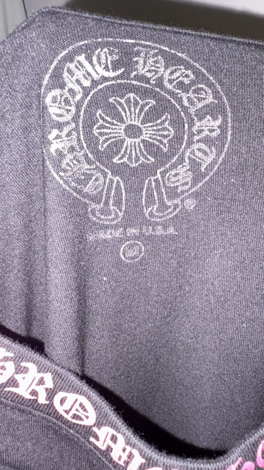 Chrome Hearts Chrome Hearts Long Sleeve Pocket Crew Hot Pink Size US M / EU 48-50 / 2 - 3 Thumbnail