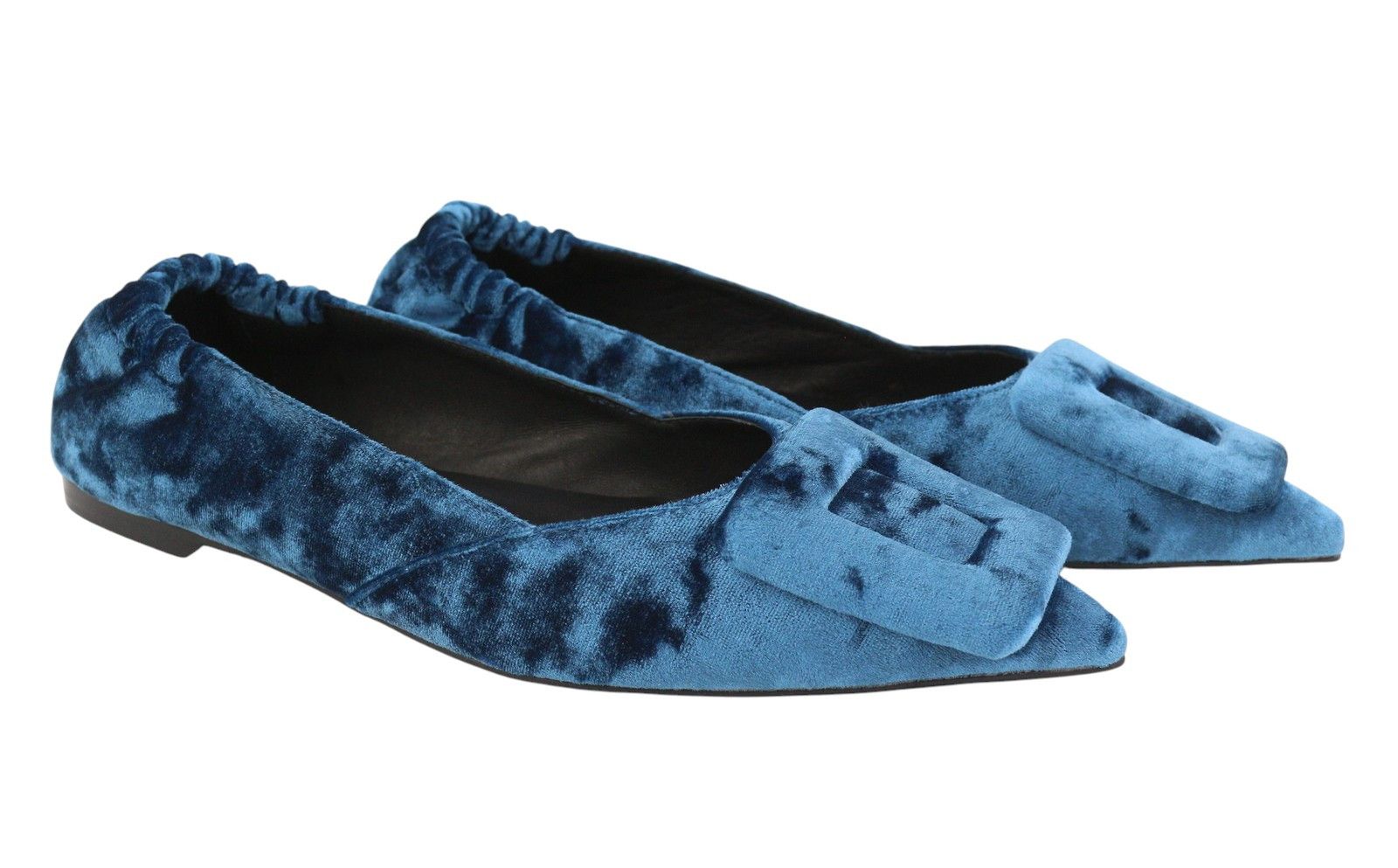 Other BIBI LOU BOCHUM EU38 Blue Velvet Covered Pointed 87560 Size US 7 / IT 37 - 2 Thumbnail