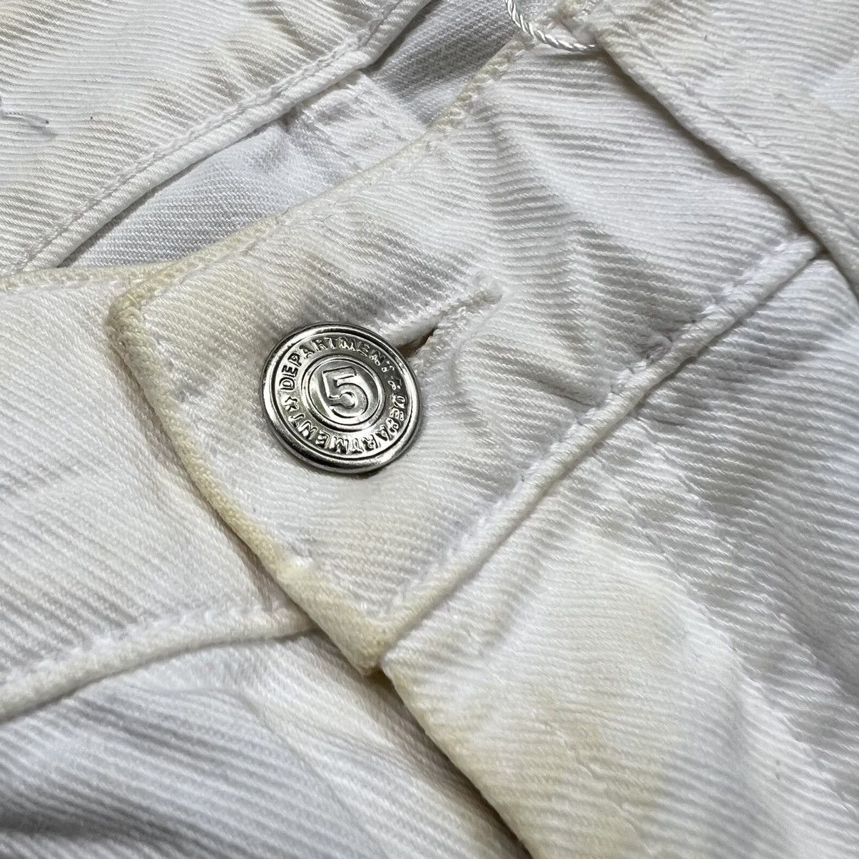 DEPARTMENT5 Departement5 White Jeans Size US 31 - 8 Thumbnail