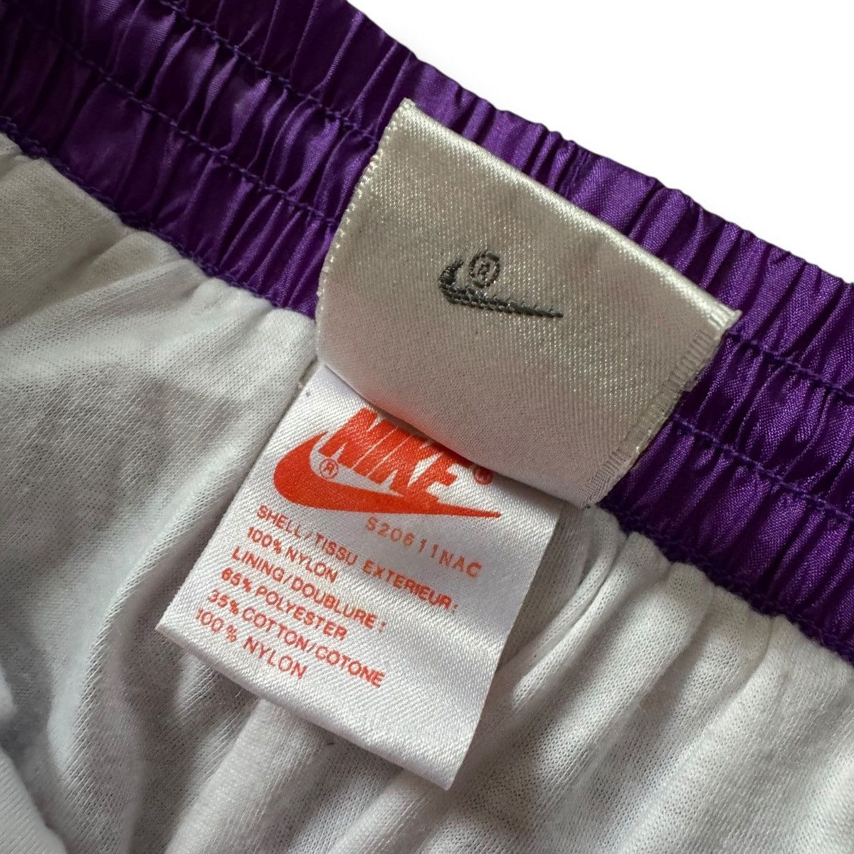 Nike Nike Track Purple Pants Nylon Streetwear Joggers Y2K Size US 32 / EU 48 - 6 Thumbnail