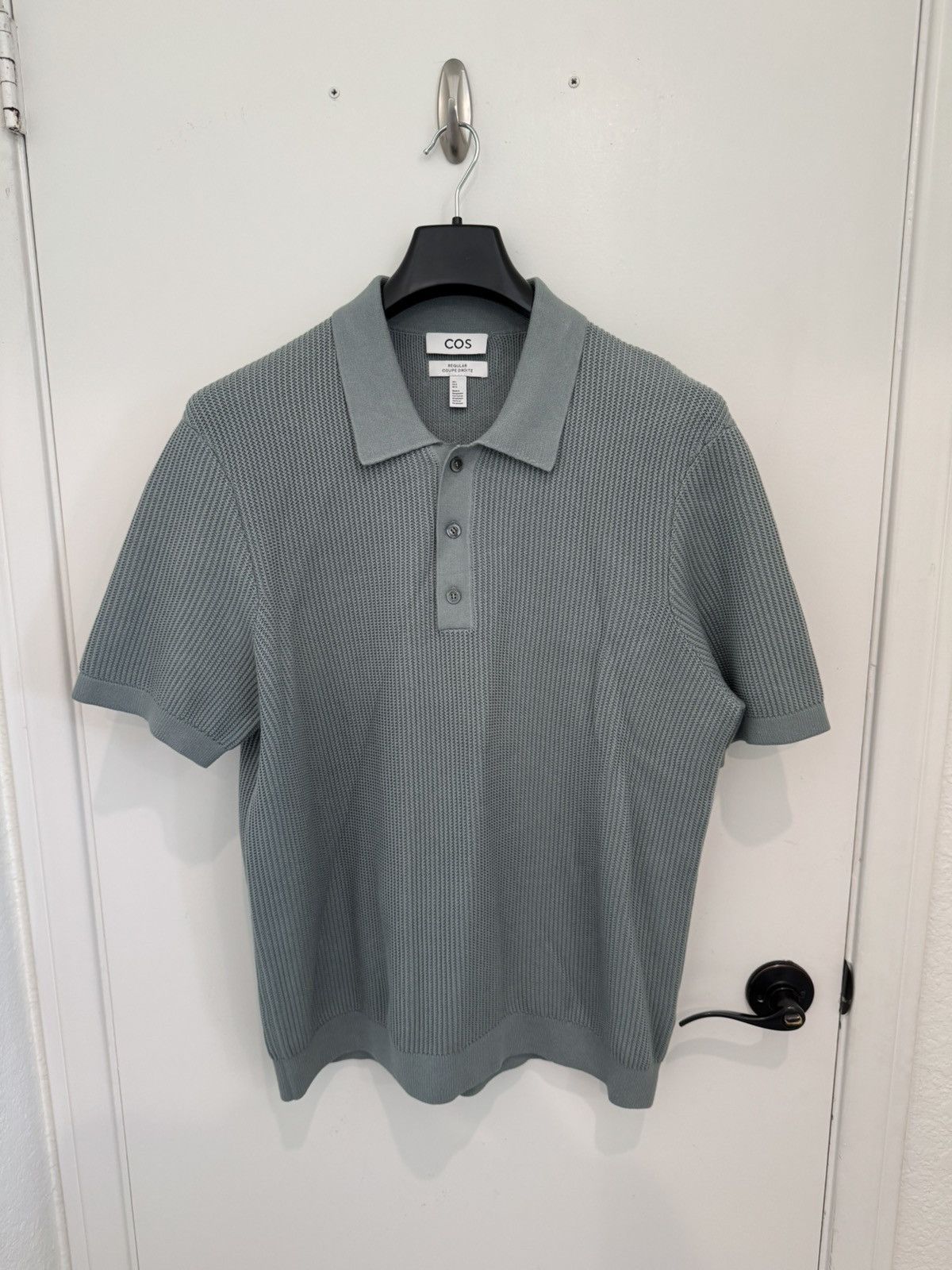 Cos Cos Knitted Polo Size US L / EU 52-54 / 3 - 1 Thumbnail