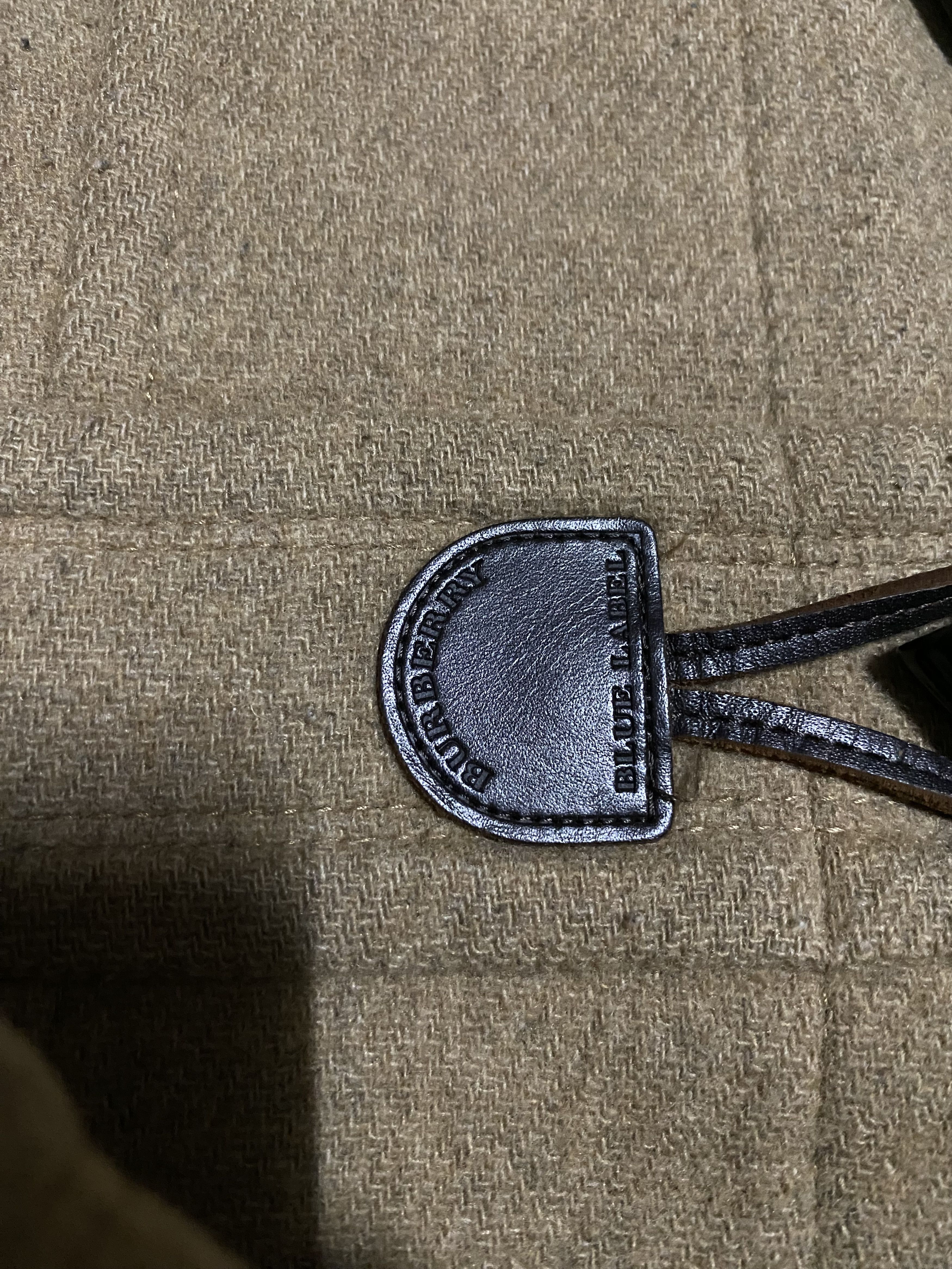 Burberry Blue Label Novacheck Lining Duffel Wool Jacket
