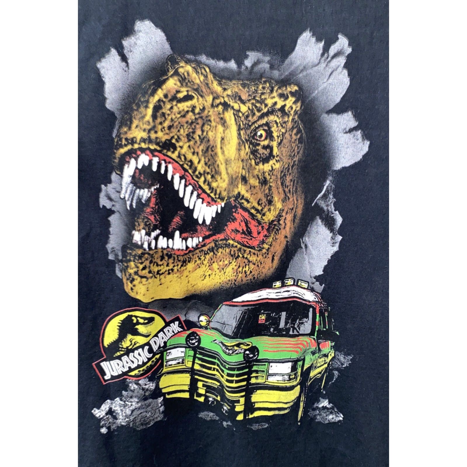 Vintage Jurassic Park Mens Black Short Sleeve Graphic T-Shirt Size S Size US S / EU 44-46 / 1 - 2 Thumbnail