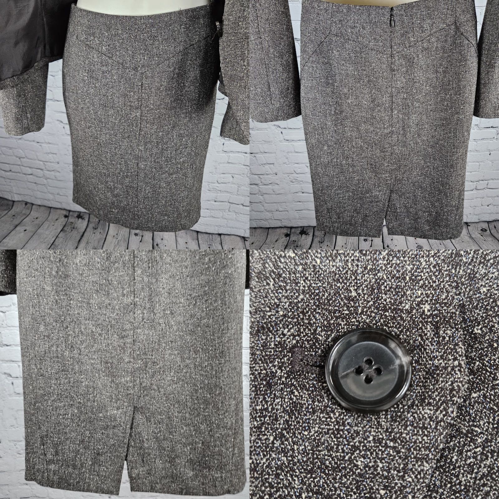 Worthington Worthington Brown 1 Button Jacket 2 Piece Slit Skirt Suit Set Outfit S Women Size 28" / US 6 / IT 42 - 9 Thumbnail