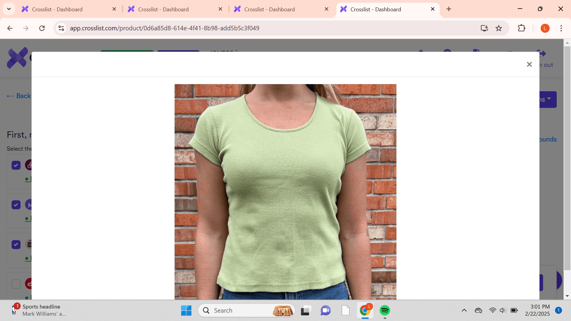 Vintage White Stag Women's Green Tshirt Size S / US 4 / IT 40 - 2 Thumbnail