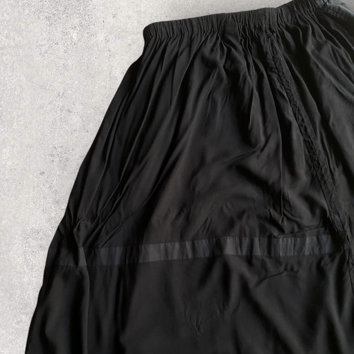 Yohji Yamamoto Ground Y SS18 Rayon Patchwork Skirt Size 28" / US 6 / IT 42 - 11 Thumbnail