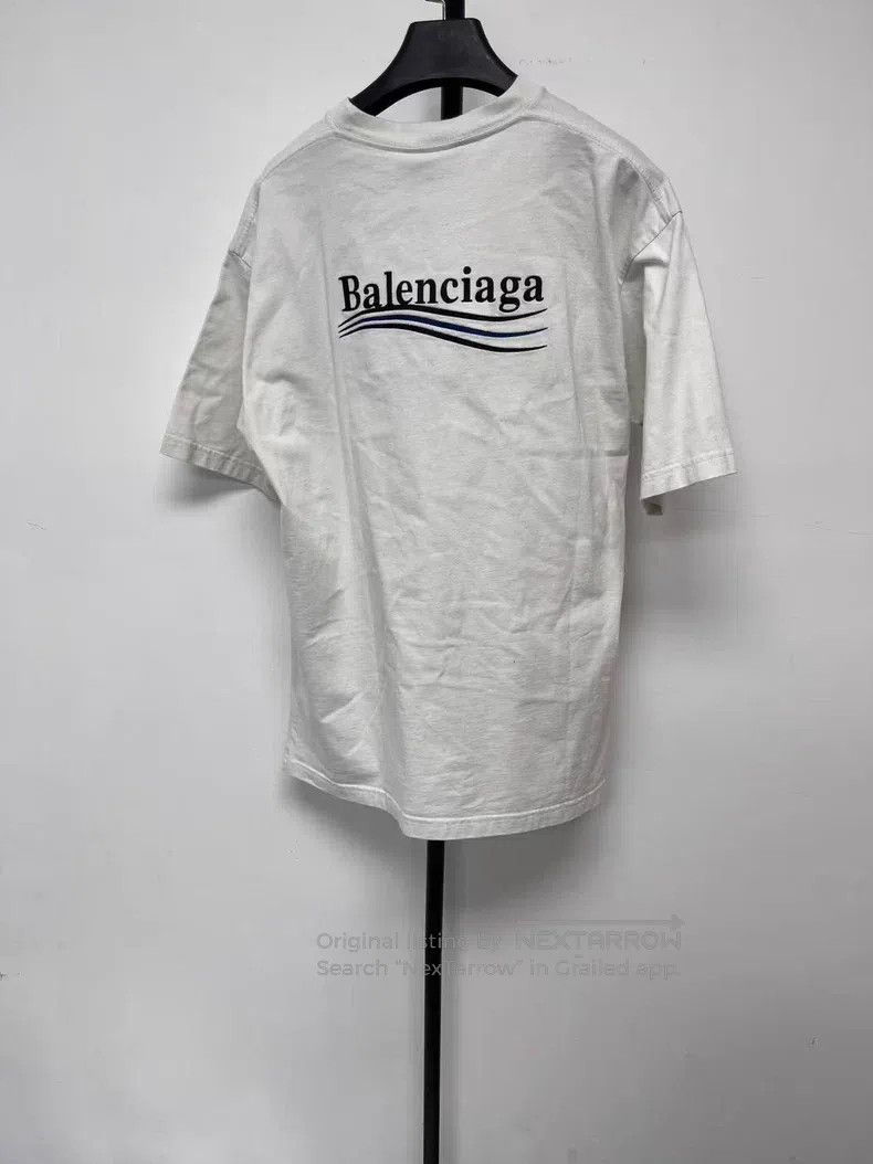 Balenciaga Balenciaga Logo Embroidered Pattern Short Sleeve T-shirt Size US XS / EU 42 / 0 - 2 Thumbnail