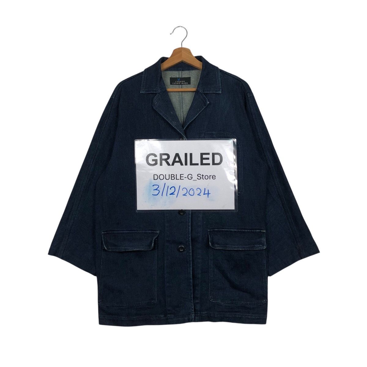 Japanese Brand 📌Vintage Hickory Chore Jacket Denim Yoshie Inaba Japan Size US M / EU 48-50 / 2 - 1 Thumbnail