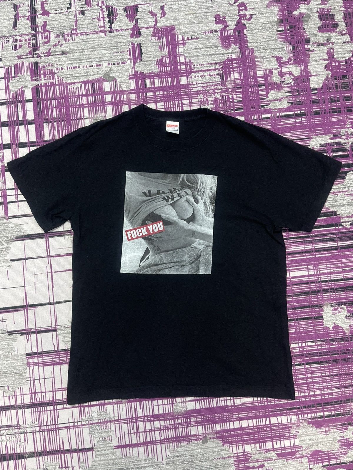 VINTAGE FUCK YOU PHOTO TEE VERY RARE