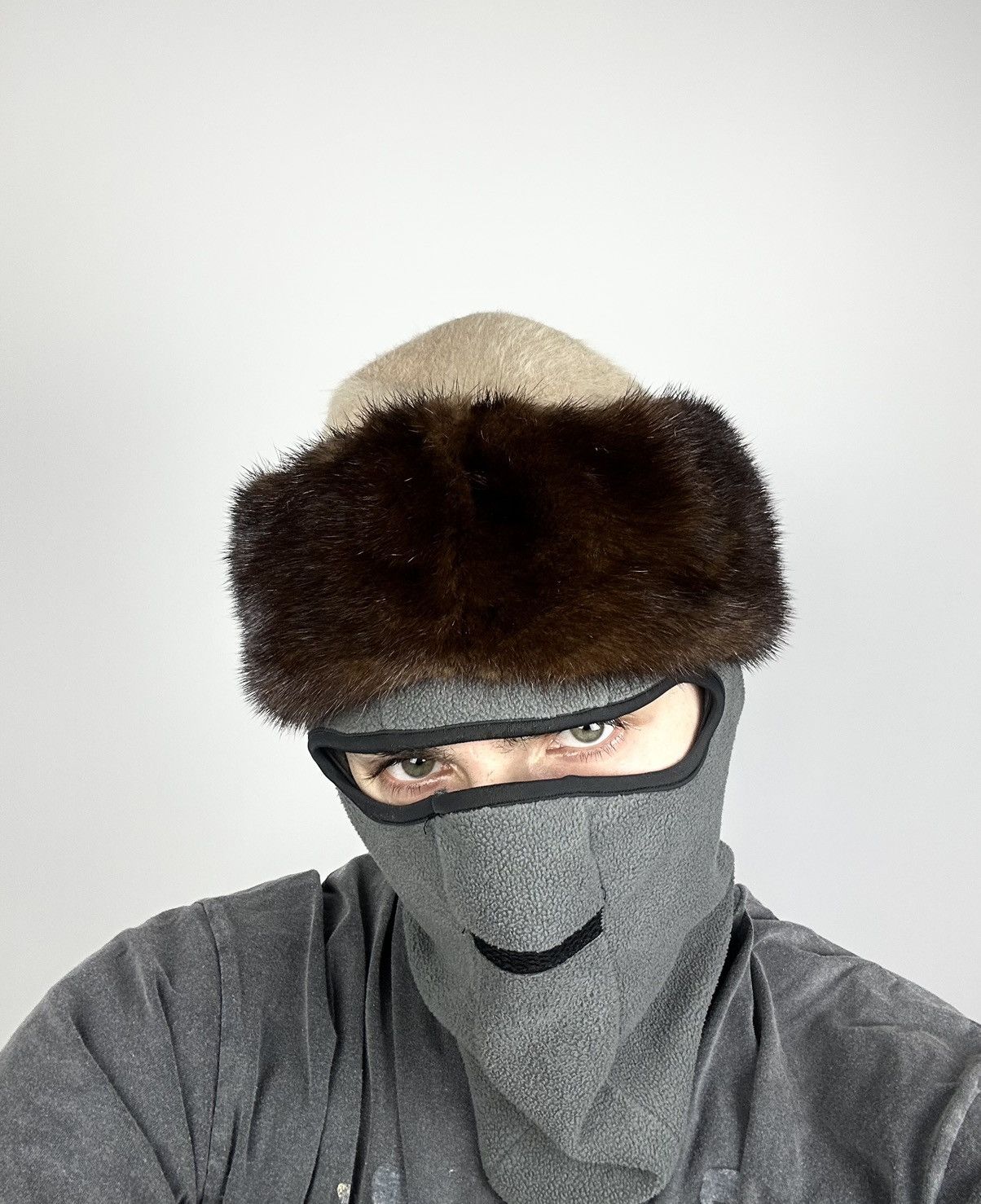 Burberry × Kangol × Vintage Vintage fur hat Kangol very rare cap Made in England Size ONE SIZE - 2 Thumbnail