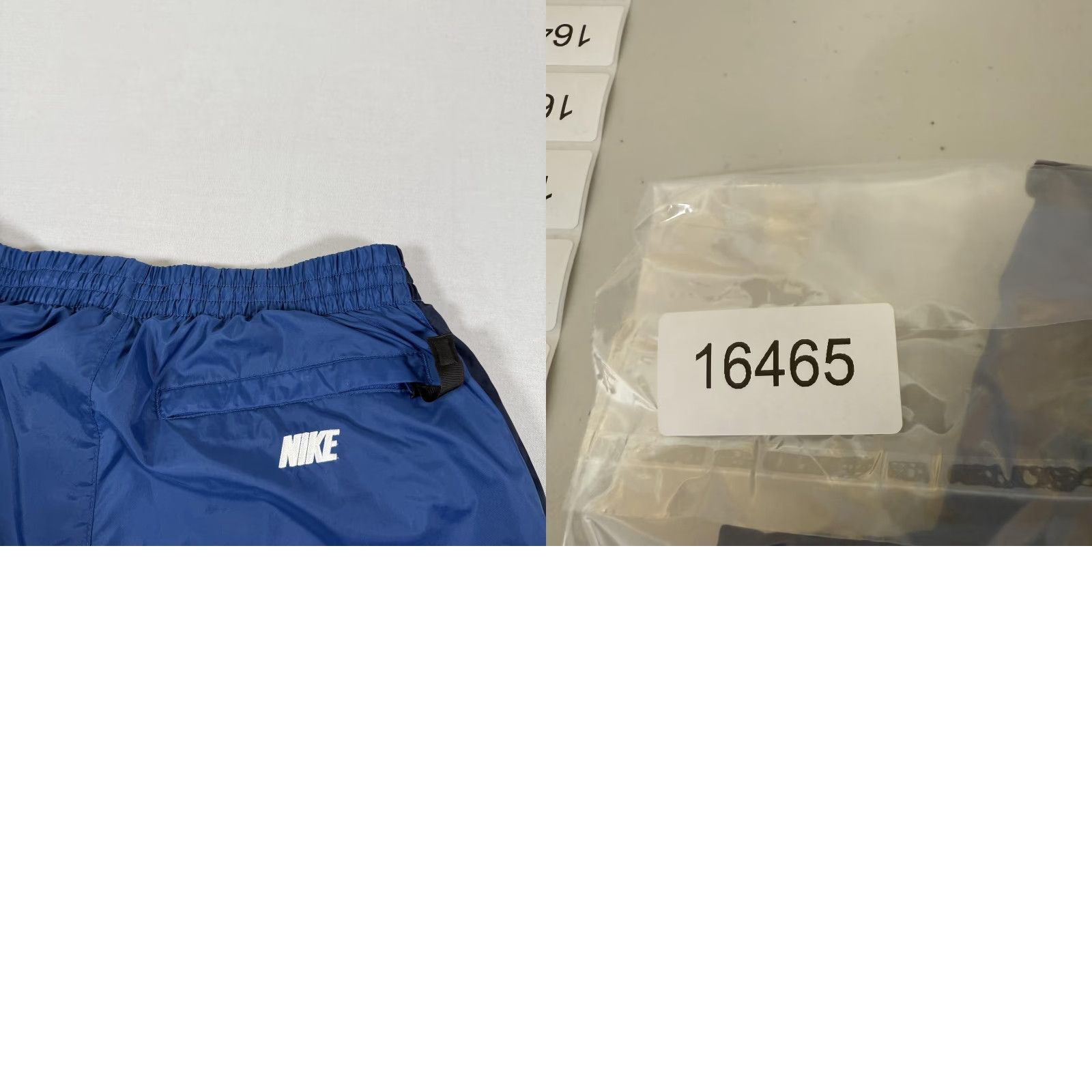 Nike VINTAGE Nike Pants Mens Medium Blue Track Windbreaker Lined Baggy Skate Gym Y2K Size US 31 - 10 Thumbnail