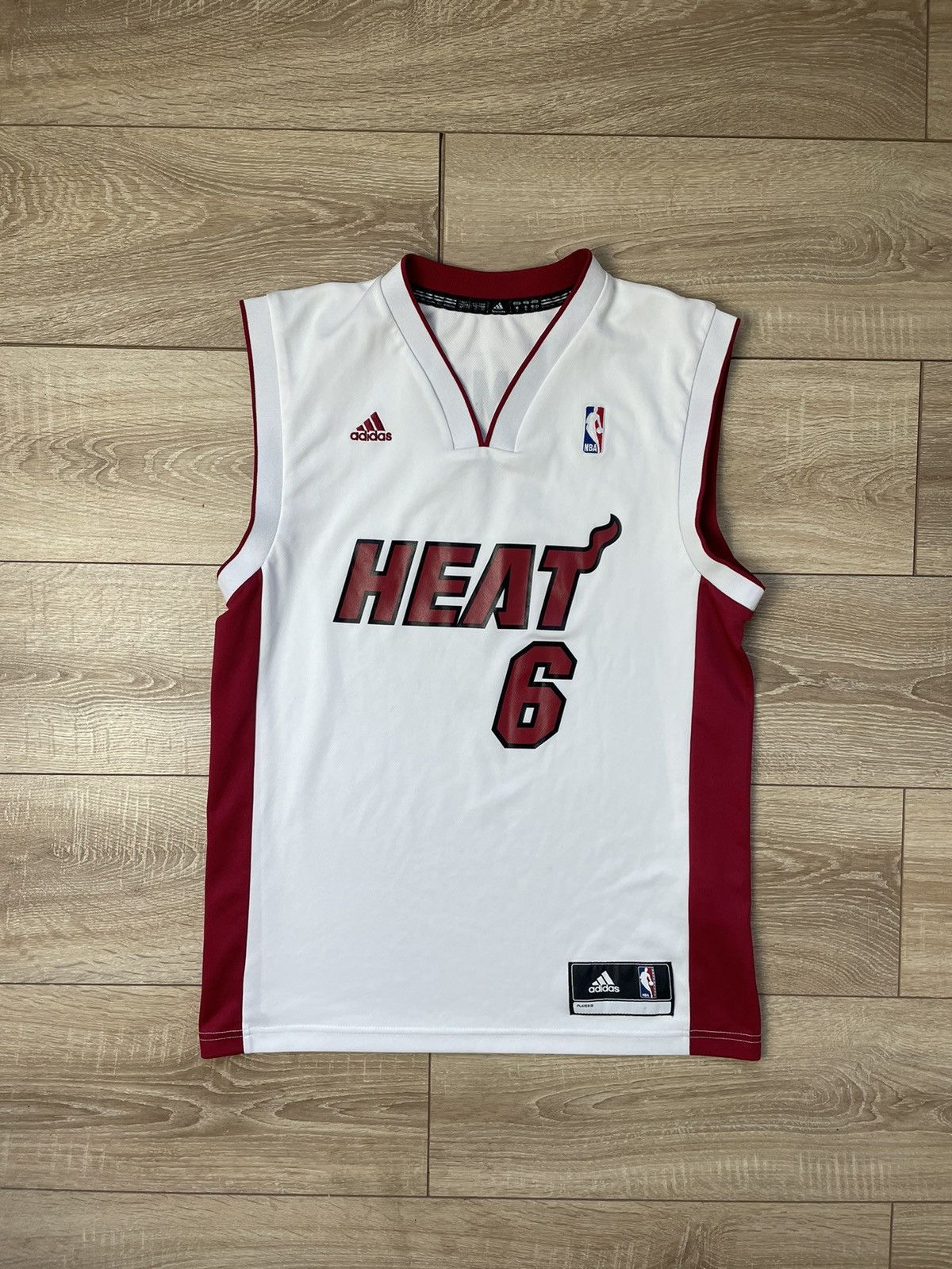 Vintage Adidas Miami Heat LeBron James Jersey Mens s