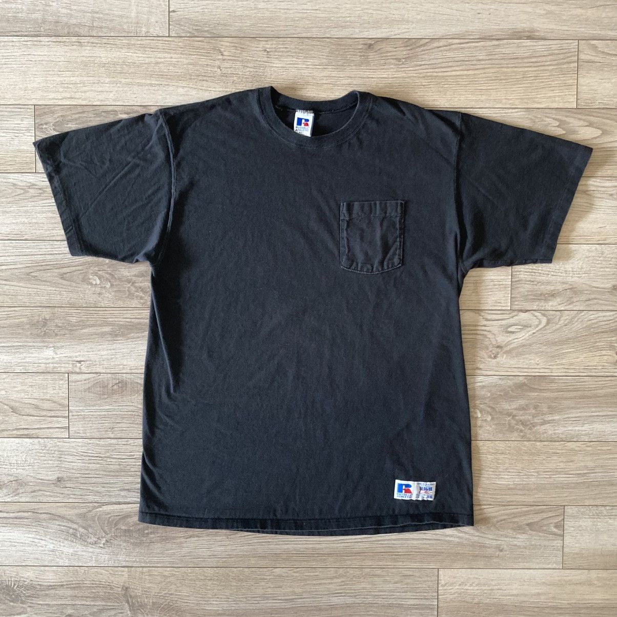Russell Athletic 90s Russell Athletic High cotton blank tee Size US XL / EU 56 / 4 - 1 Thumbnail