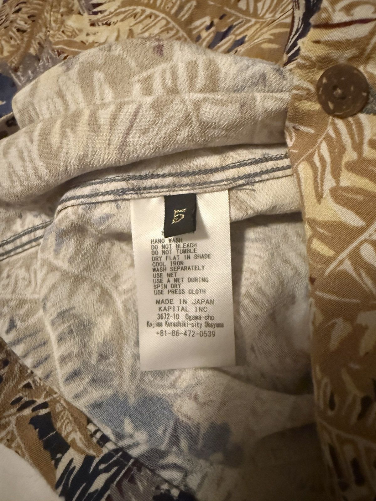 Kapital Kapital Rayon Navajoland Aloha Shirt “Trico” – Size 5 Size US XL / EU 56 / 4 - 2 Thumbnail