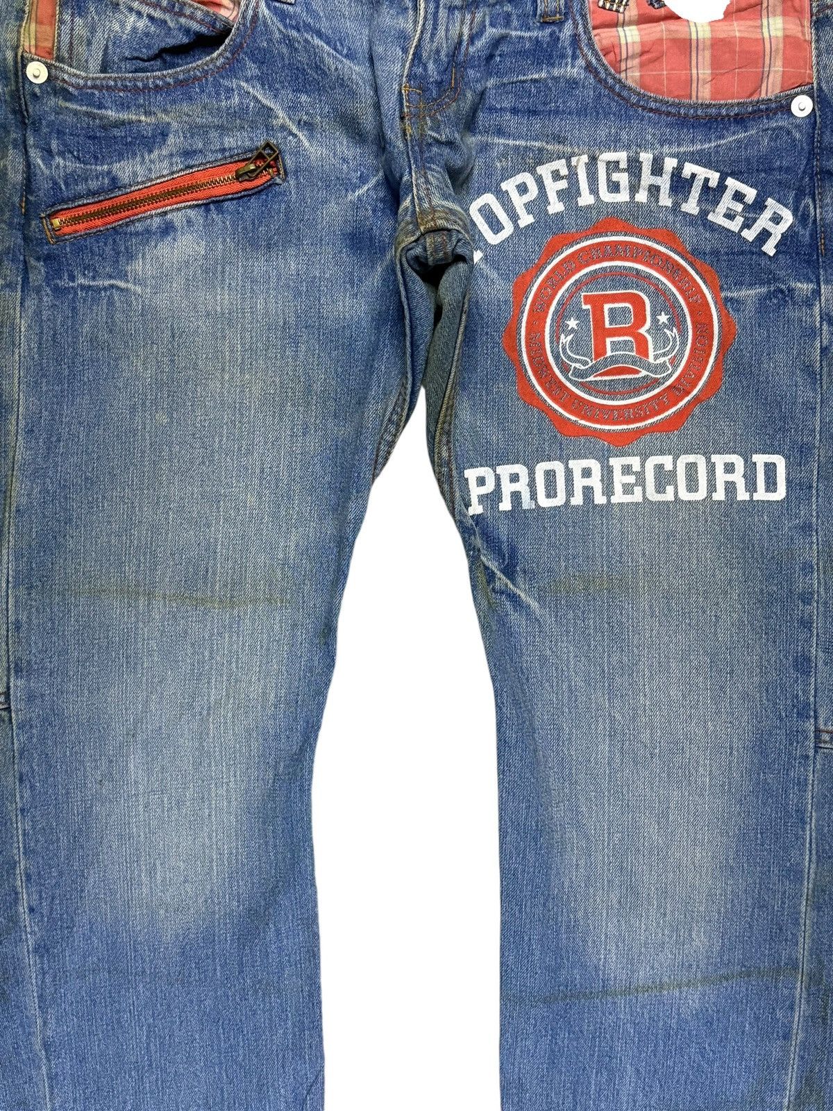 Japanese Brand Vintage Japanese Brand Double Waist Mud Wash Loose Jeans Size US 33 - 5 Thumbnail